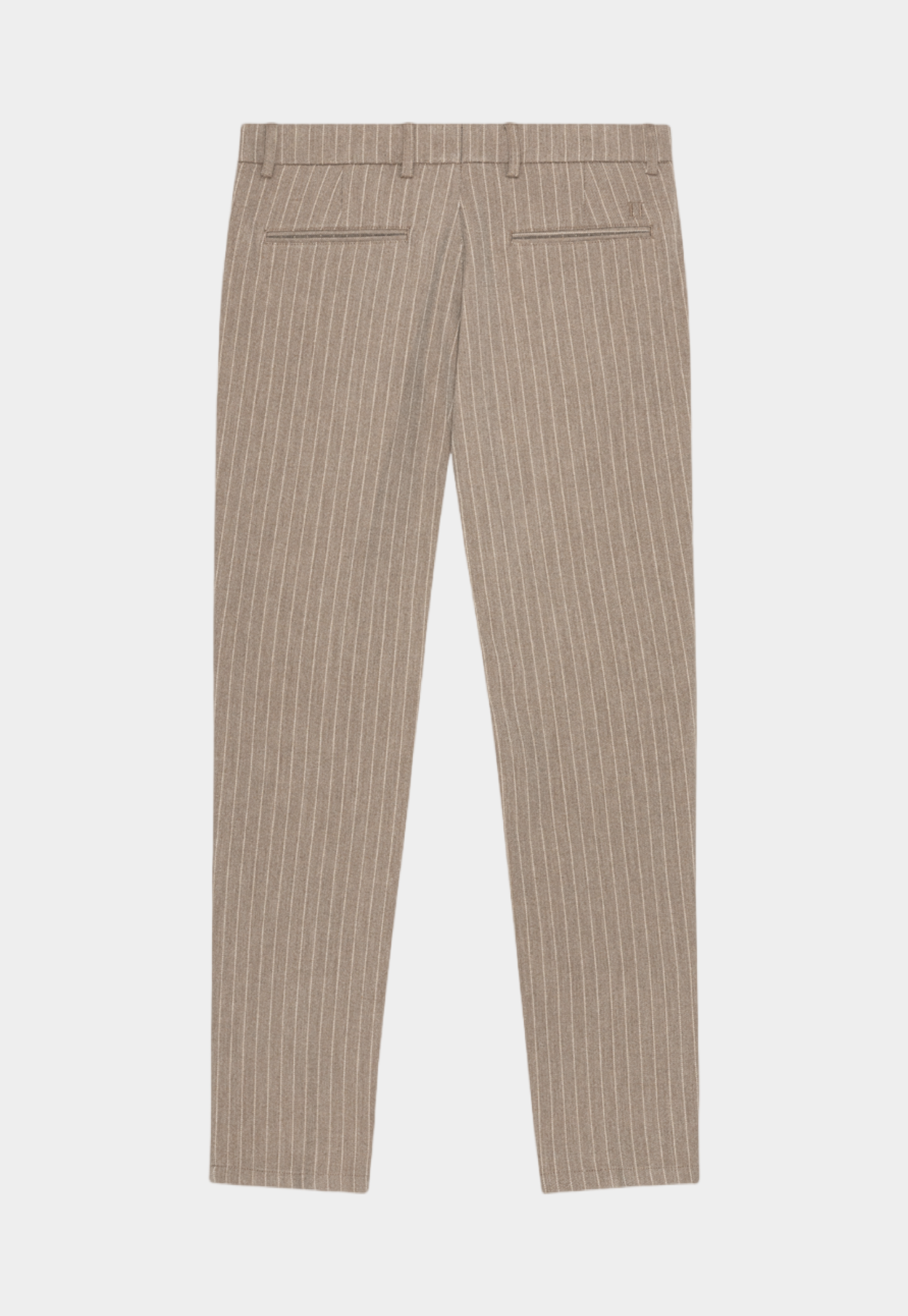 Rosy Brown מכנסיים ארוכים לגברים Como Solid Slack LES DEUX