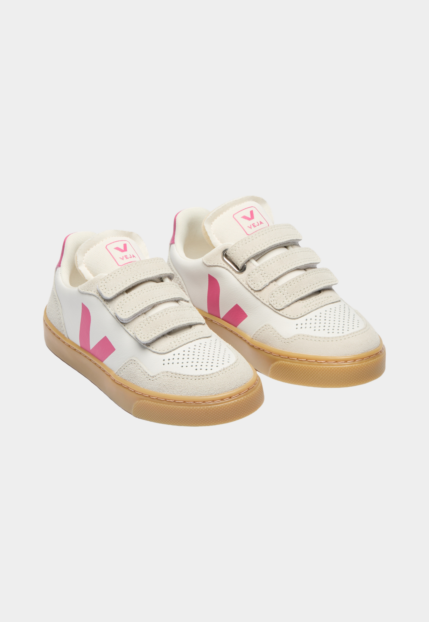 Lavender סניקרס עם סגירת סקוצ'ים לתינוקות Veja Small V-90 VEJA