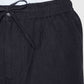 Dark Slate Gray מכנסי פשתן קצרים לגברים KNOWLEDGE