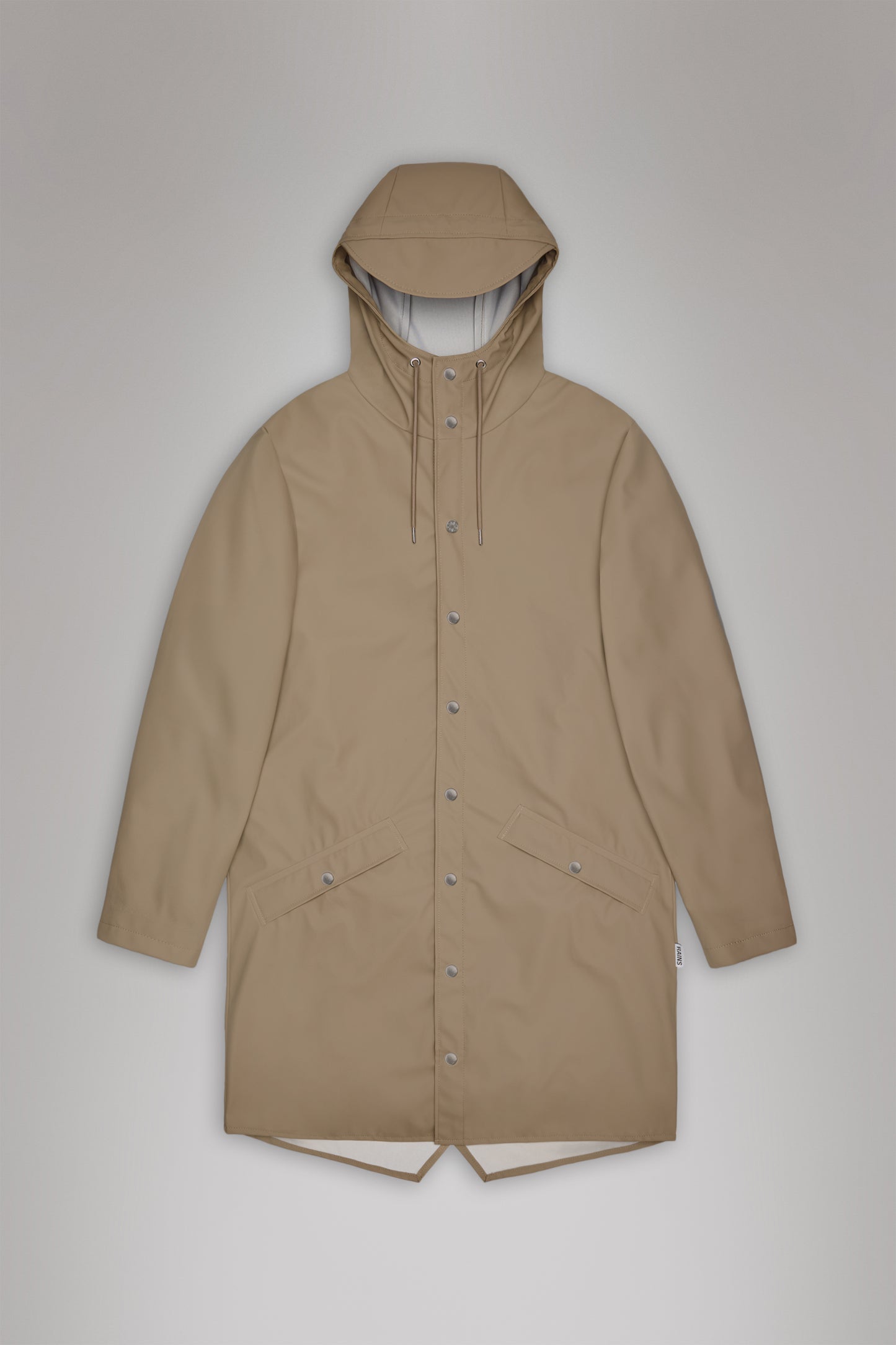 Dark Gray מעיל גשם ארוך לגברים / נשים RAINS