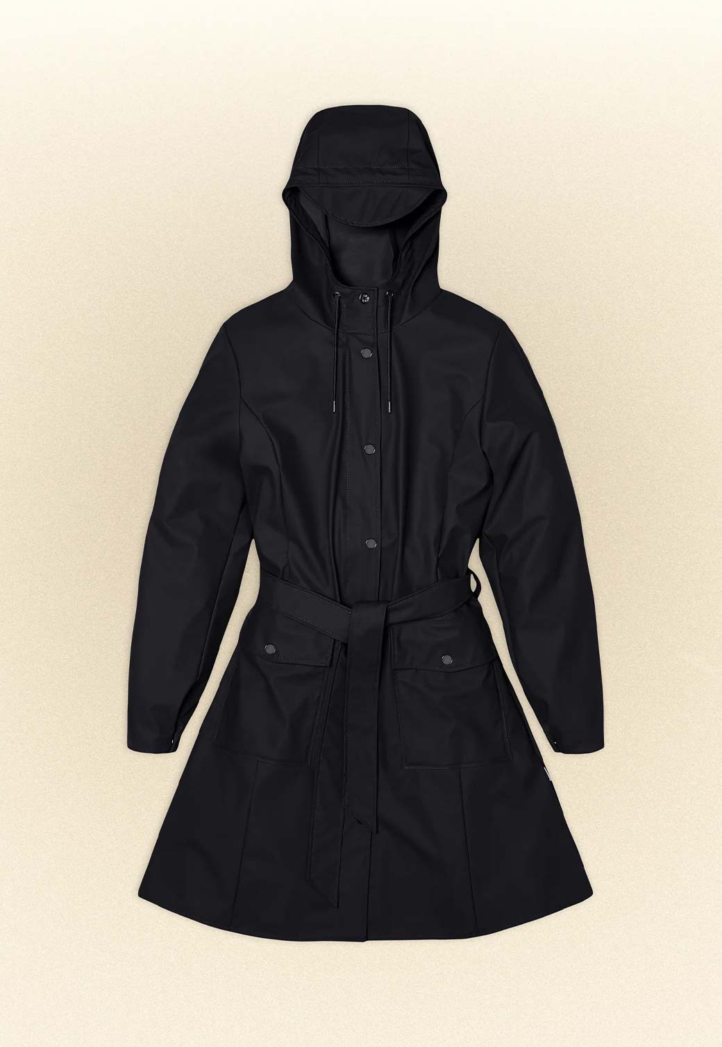 Antique White מעיל גשם לנשים Curve RAINS