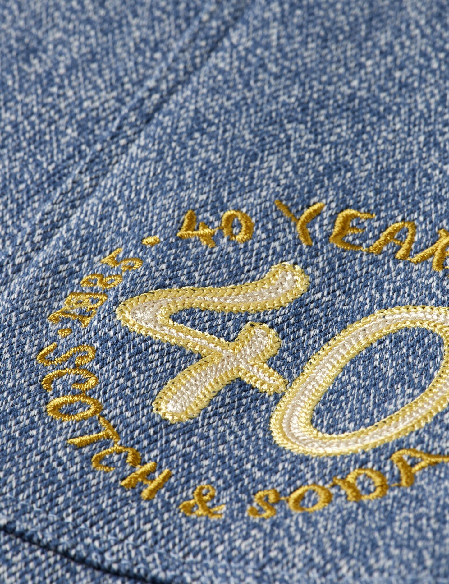 Slate Gray מכנסיים ארוכים לגברים melange anniversary - מהדורת 40 שנה SCOTCH & SODA