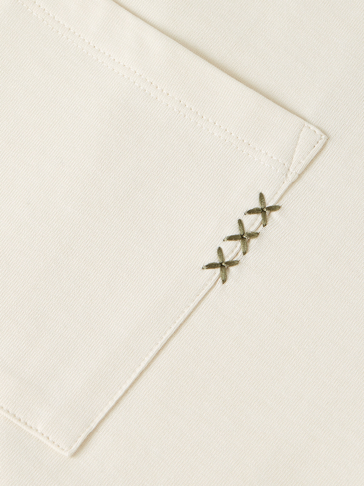 Antique White טי שירט קצרה לגברים Seasonal Core 3 Crosses SCOTCH & SODA