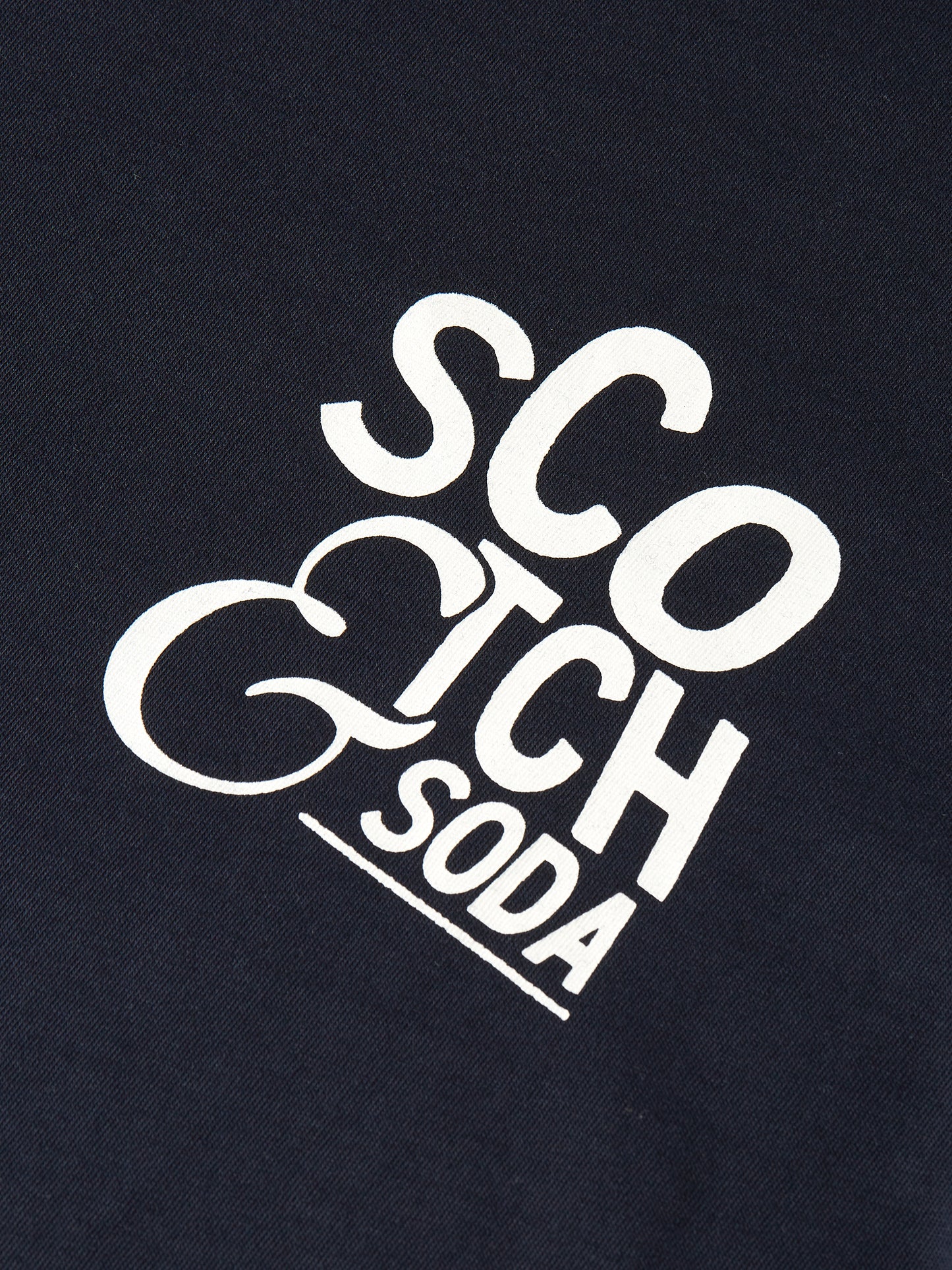 Black טי שירט קצרה לגברים Left Chest Artwork SCOTCH & SODA