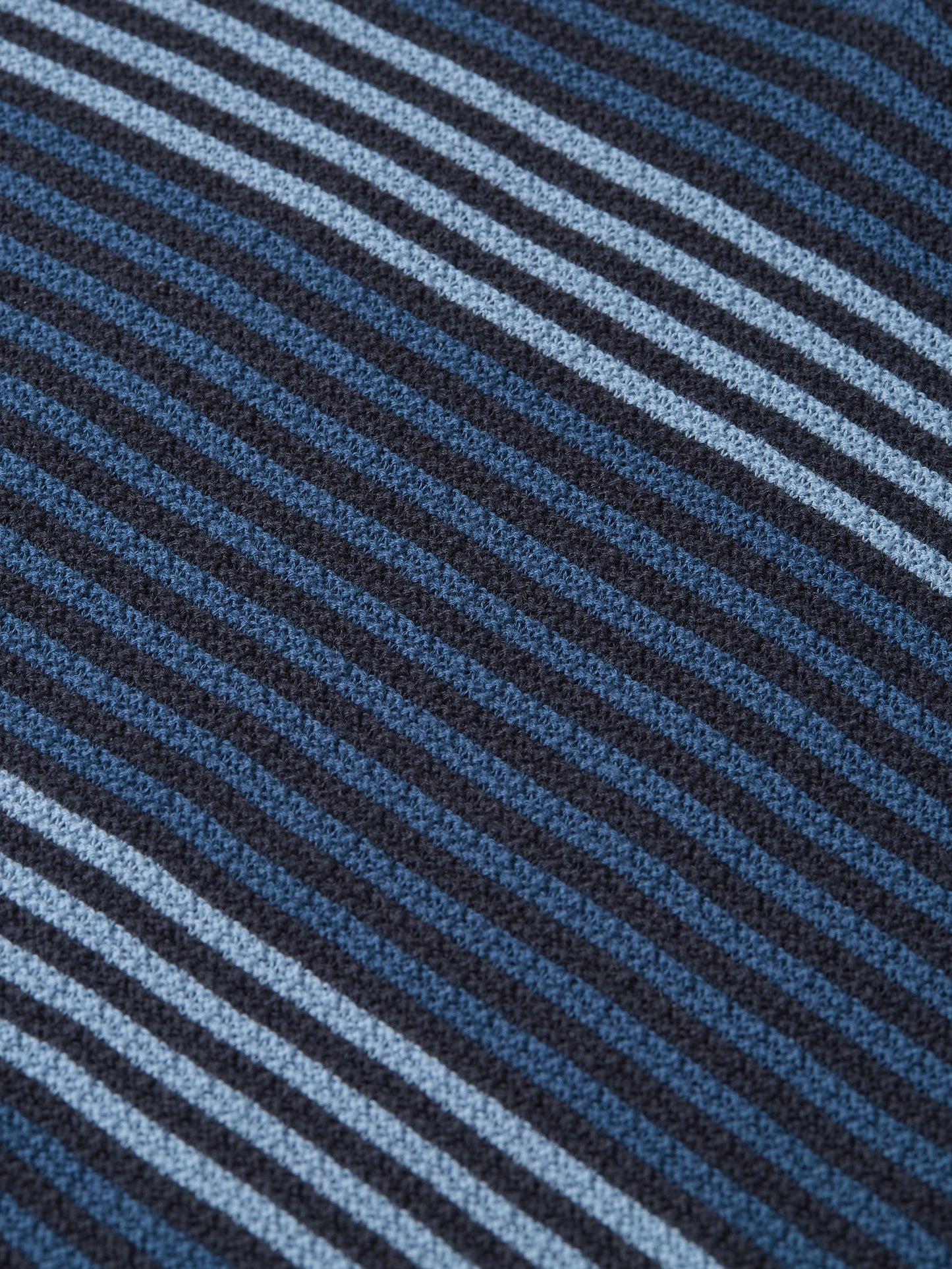 Dark Slate Gray חולצת פולו לגברים Striped Structured Knitted SCOTCH & SODA