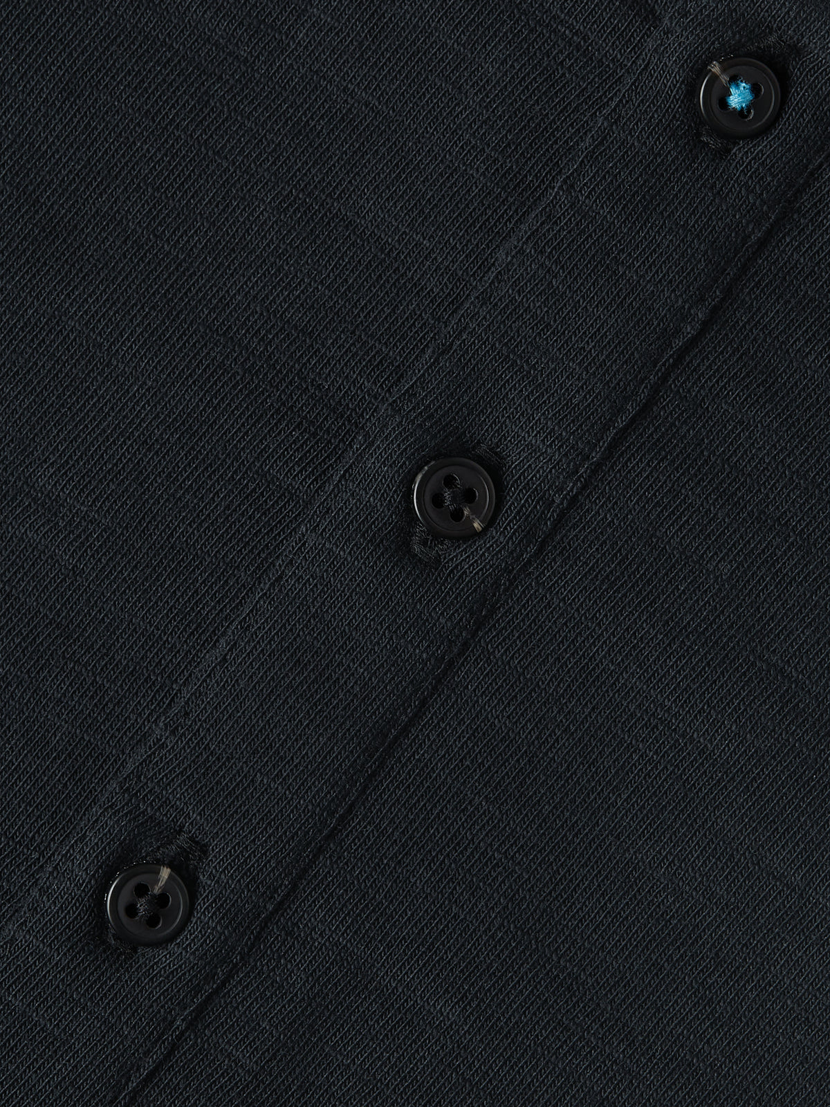 Black טי שירט ארוכה לגברים Henley Slub SCOTCH & SODA