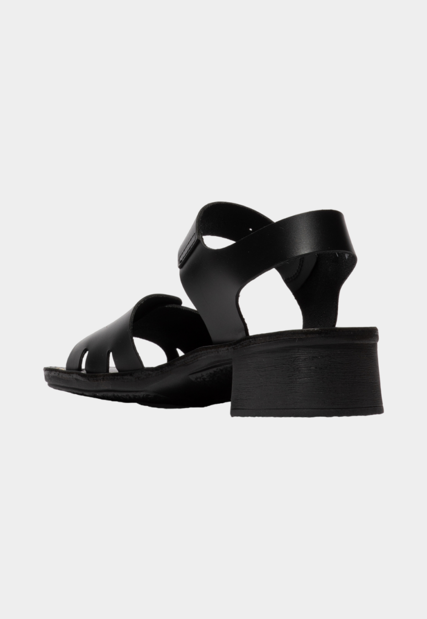 Black סנדלי עקב לנשים Ebli FLY LONDON