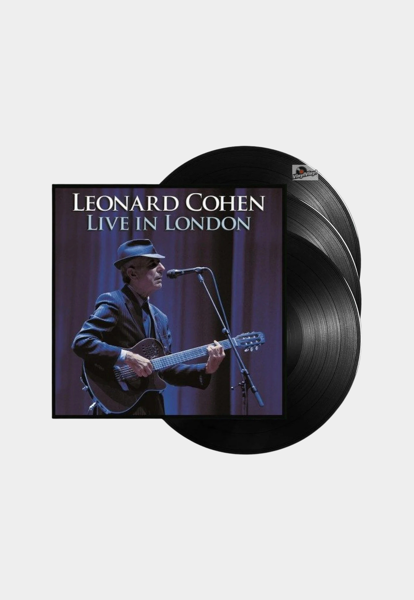 Lavender תקליט Leonard Cohen - Live in London (3LP) MERCH RECORDS