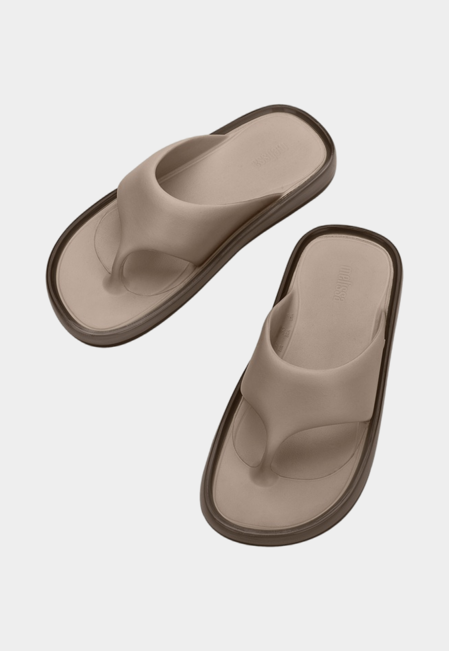 Dim Gray כפכפי אצבע לנשים Float MELISSA