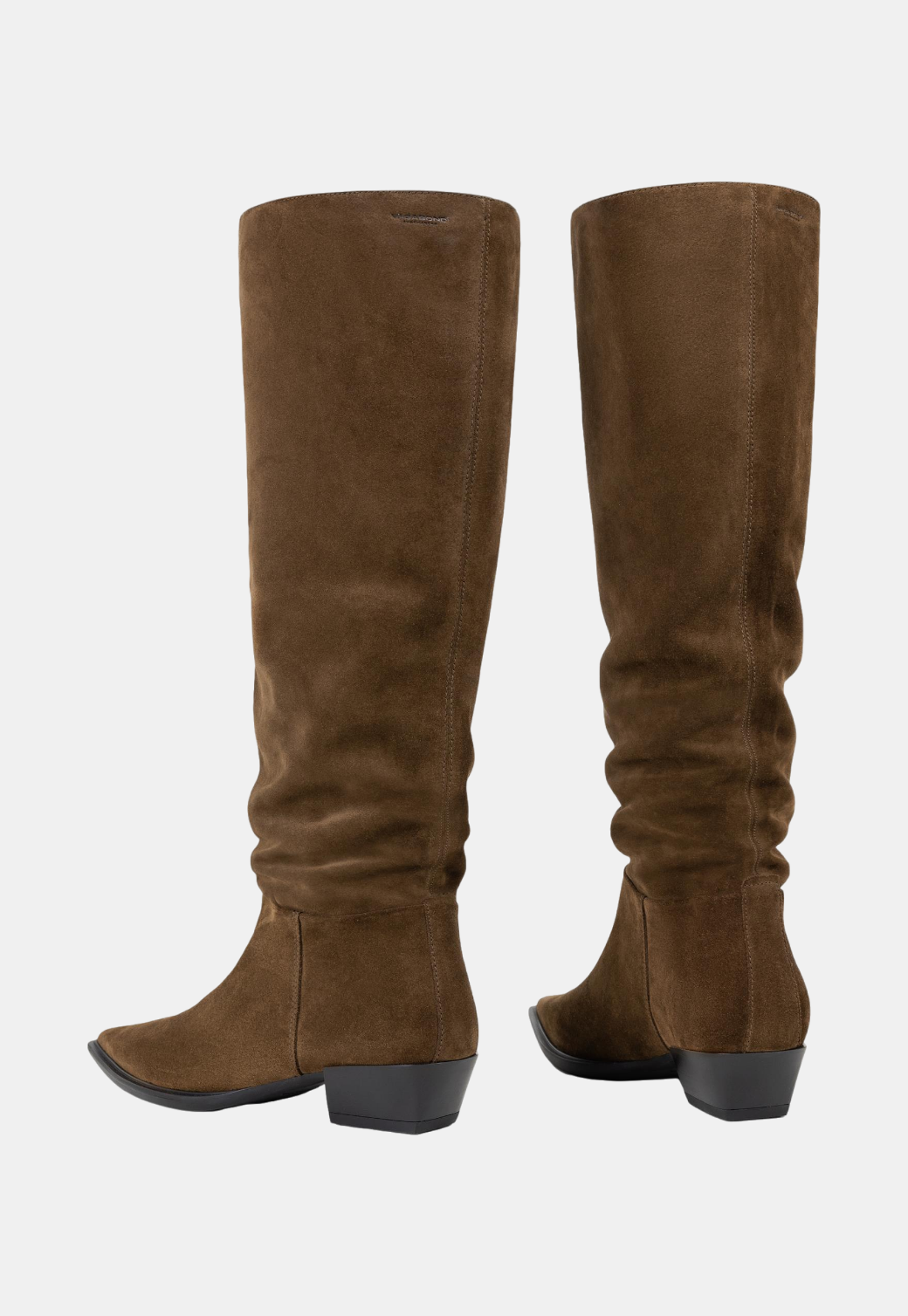 White Smoke מגפי זמש גבוהים לנשים Vagabond Cassie VAGABOND