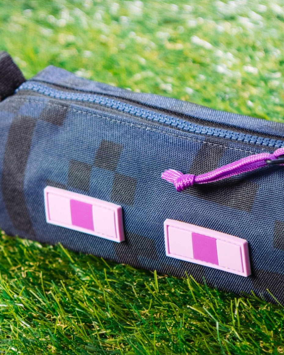 Dark Green קלמר Minecraft Settlement Pencil Case HERSCHEL