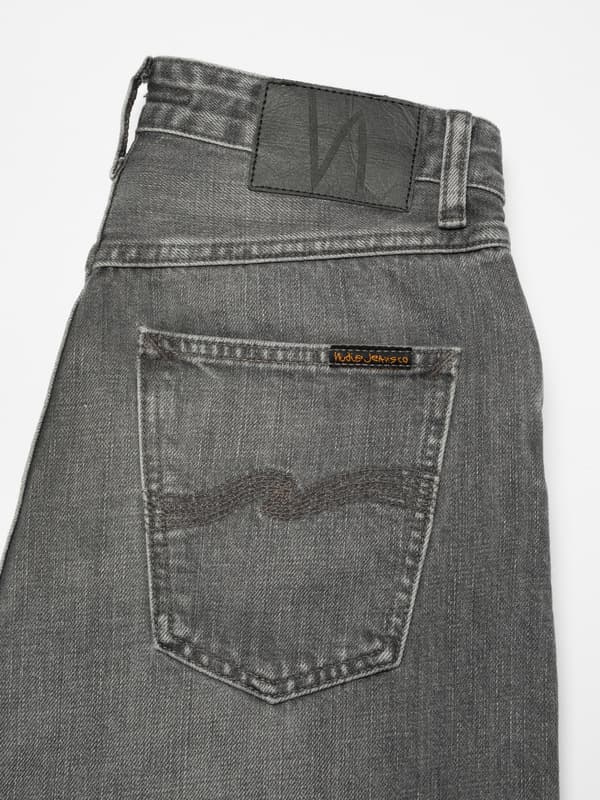 Dim Gray ג'ינס ארוך לנשים Lofty Lo Foggy – Straight Fit NUDIE