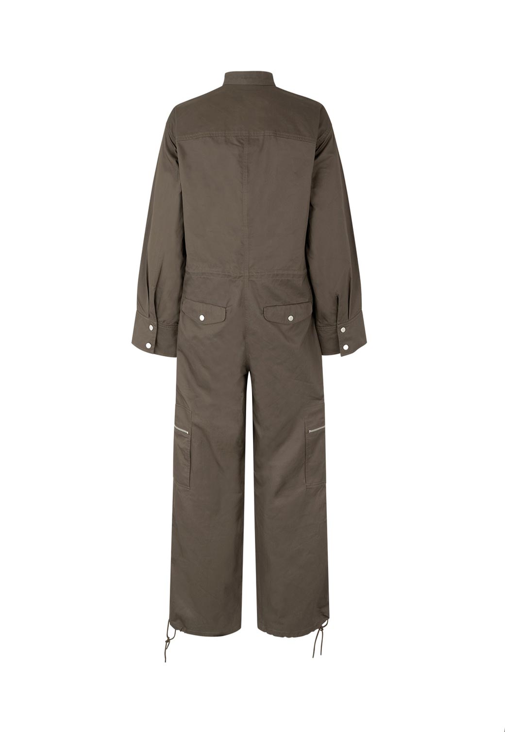 Dark Olive Green אוברול ארוך לנשים Ashley SAMSOE SAMSOE