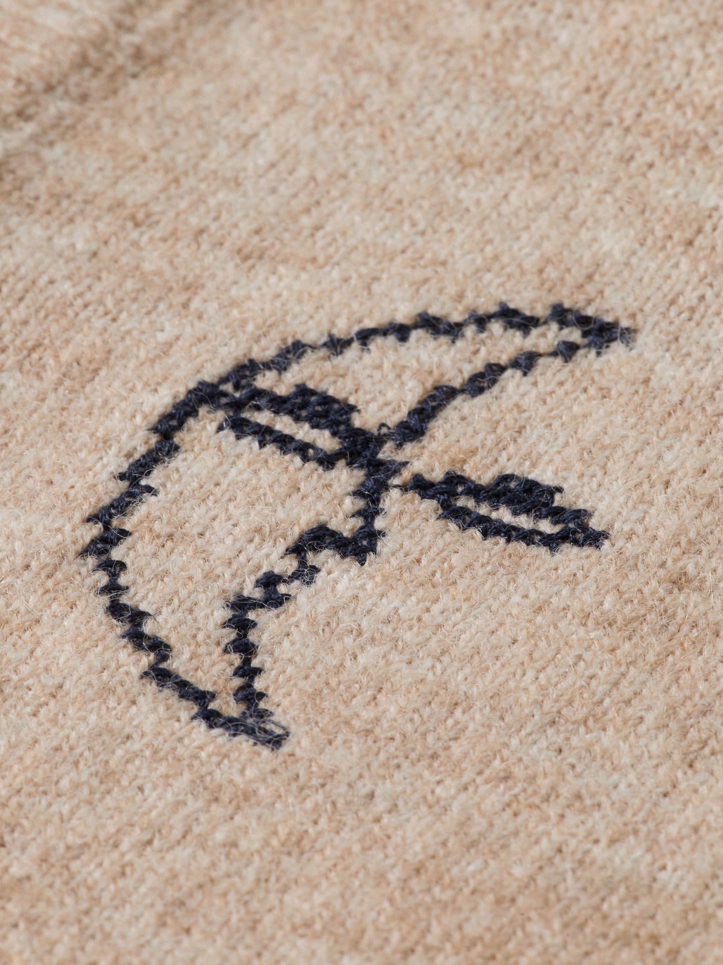 Gray טופ סרוג לנשים Embroidered Crew SCOTCH & SODA