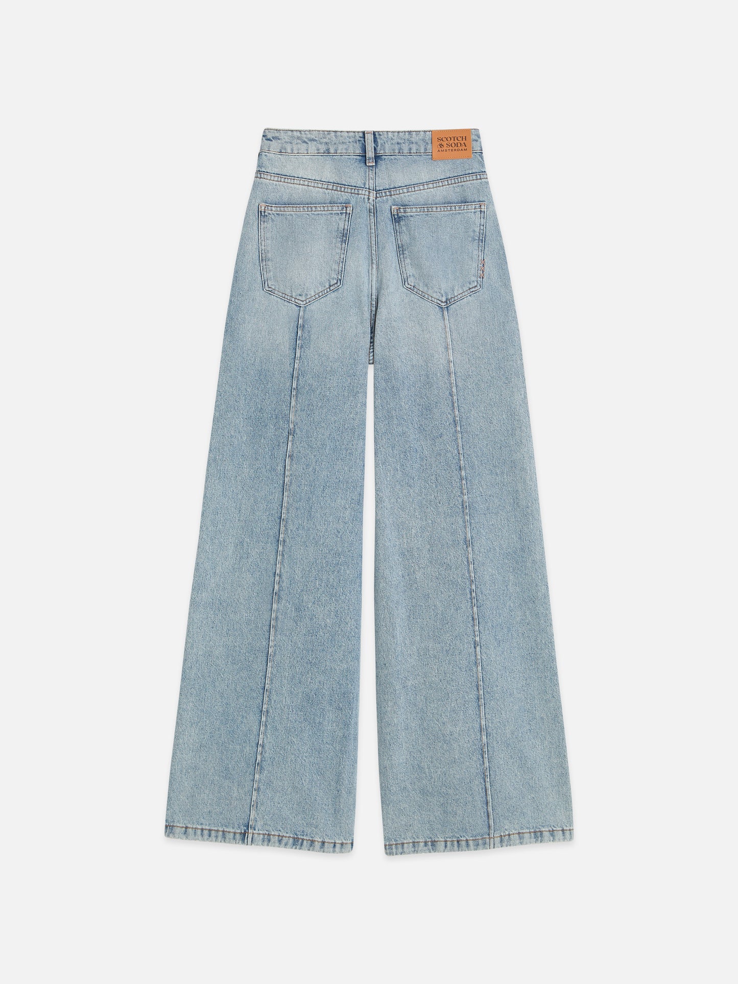 Dark Gray ג׳ינס בגזרה רחבה לנשים The Wave - Wide Fit SCOTCH & SODA