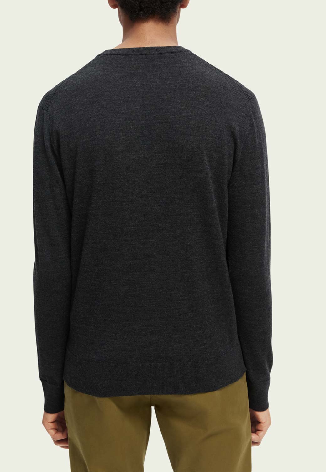 Dark Slate Gray סוודר במפתח עגול לגברים SCOTCH & SODA