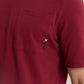 Dark Red חולצת פולו קצרה לגברים SCOTCH & SODA