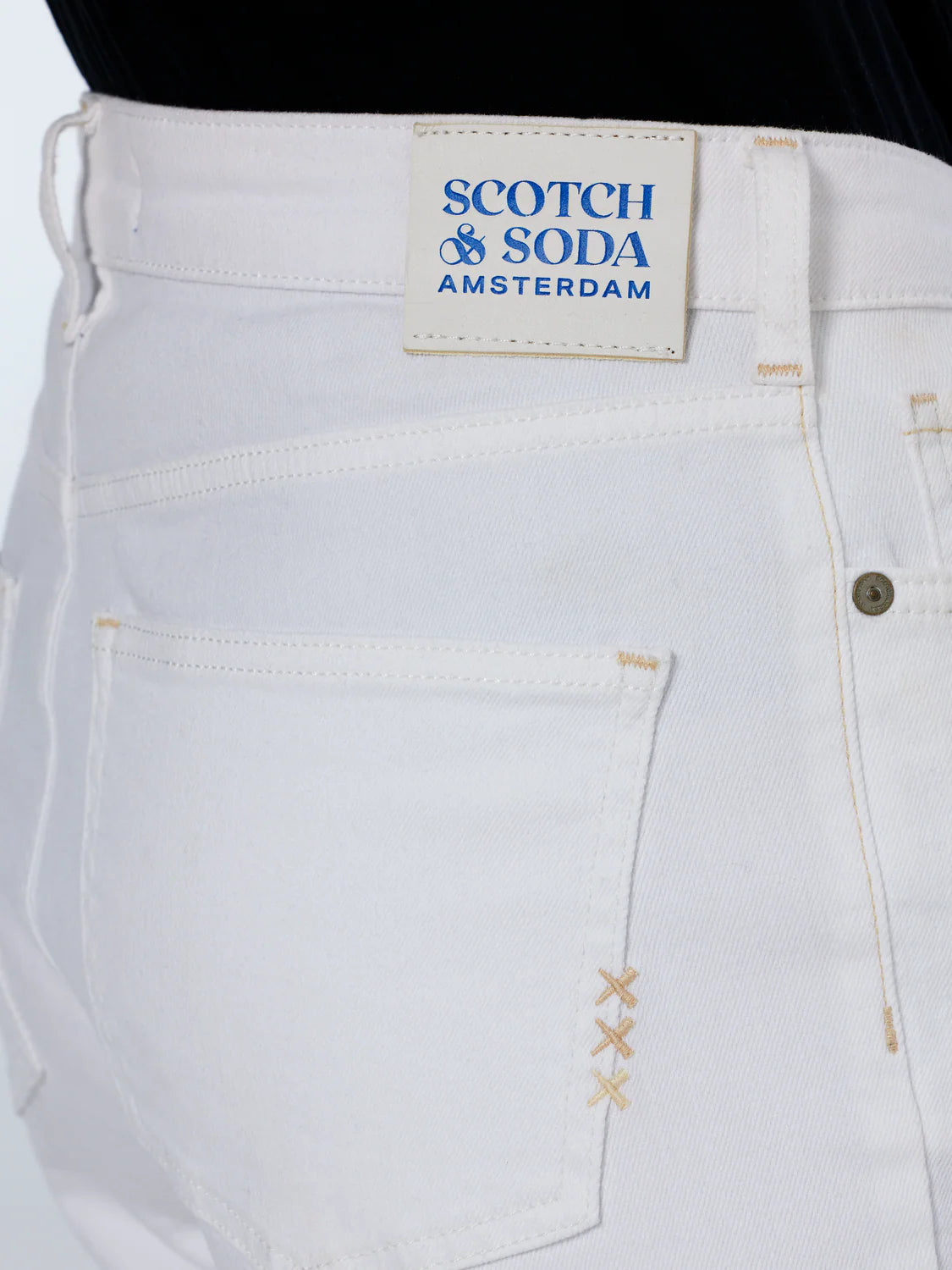 Light Gray ג'ינס ארוך לנשים The Sky – Straight Leg SCOTCH & SODA