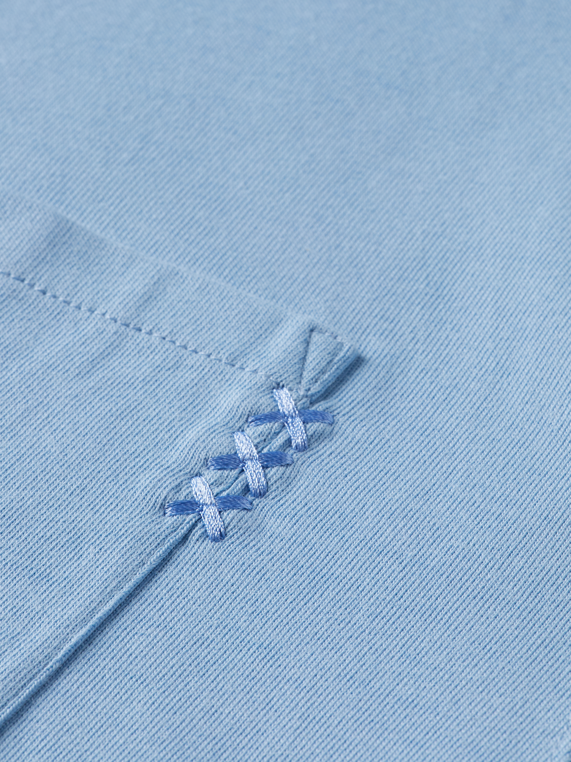 Light Steel Blue טי שירט קצרה עם כיס לגברים SCOTCH & SODA