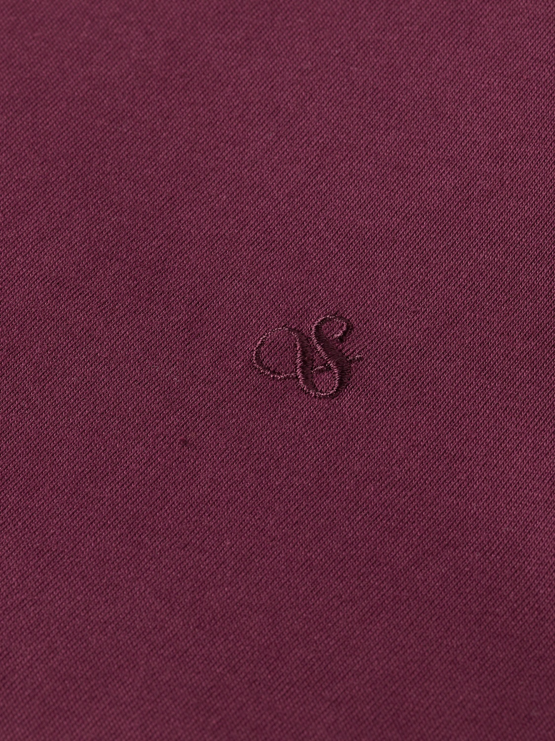 Saddle Brown טי שירט ארוכה עם לוגו לגברים SCOTCH & SODA