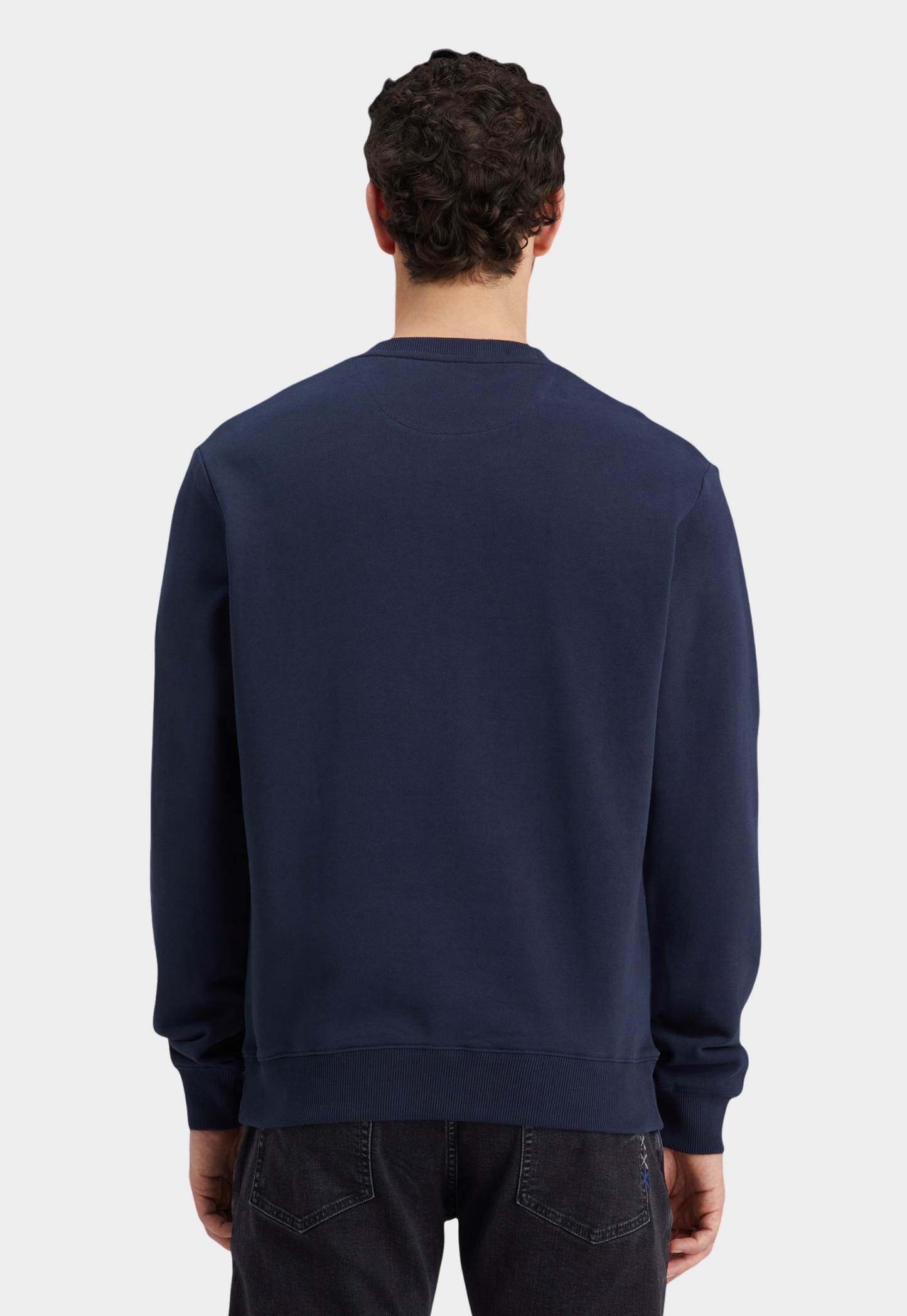 Dark Slate Gray סווטשירט עם לוגו לגברים SCOTCH & SODA