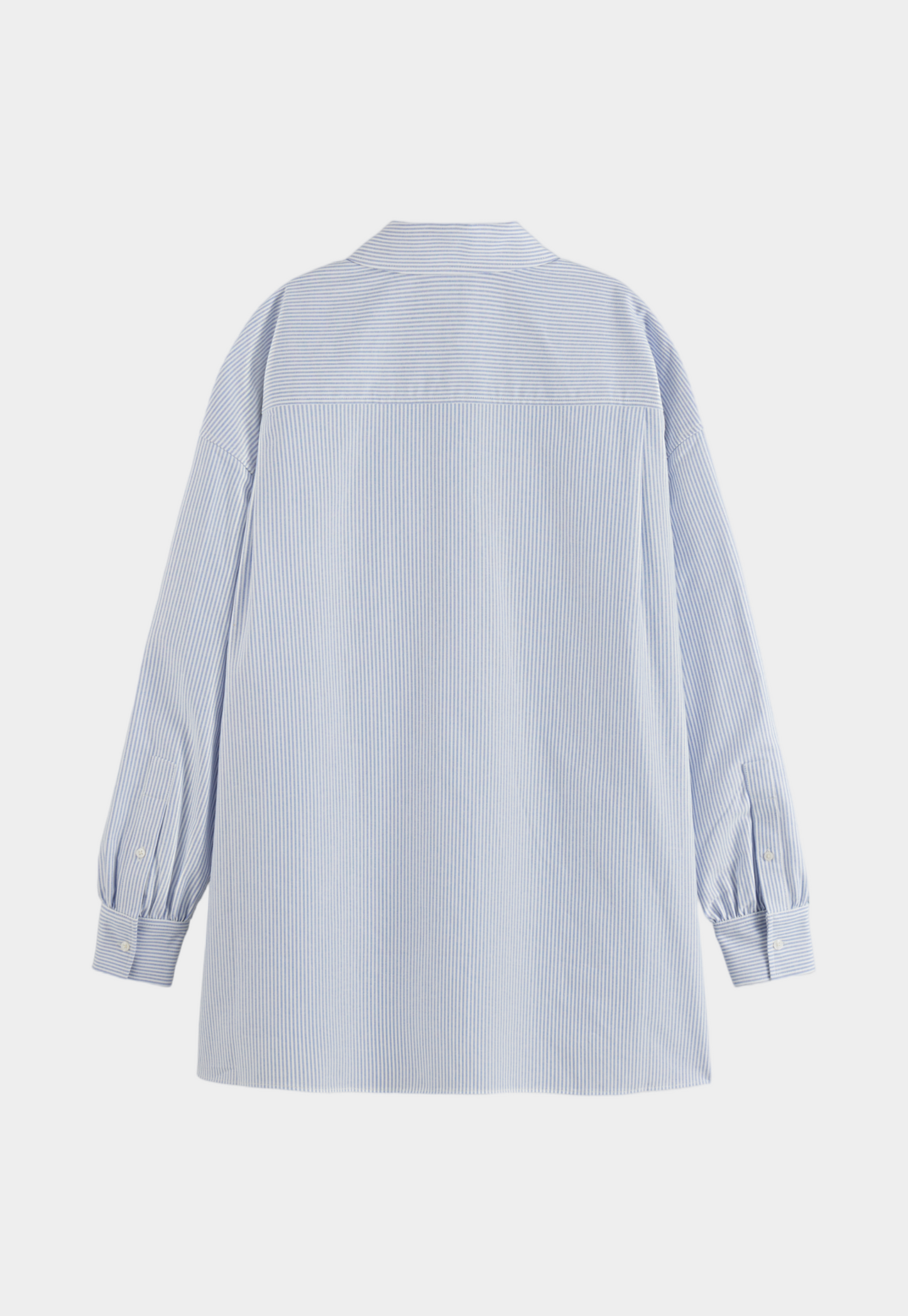 Lavender חולצת פסים מכופתרת ארוכה לנשים Girlfriend SCOTCH & SODA