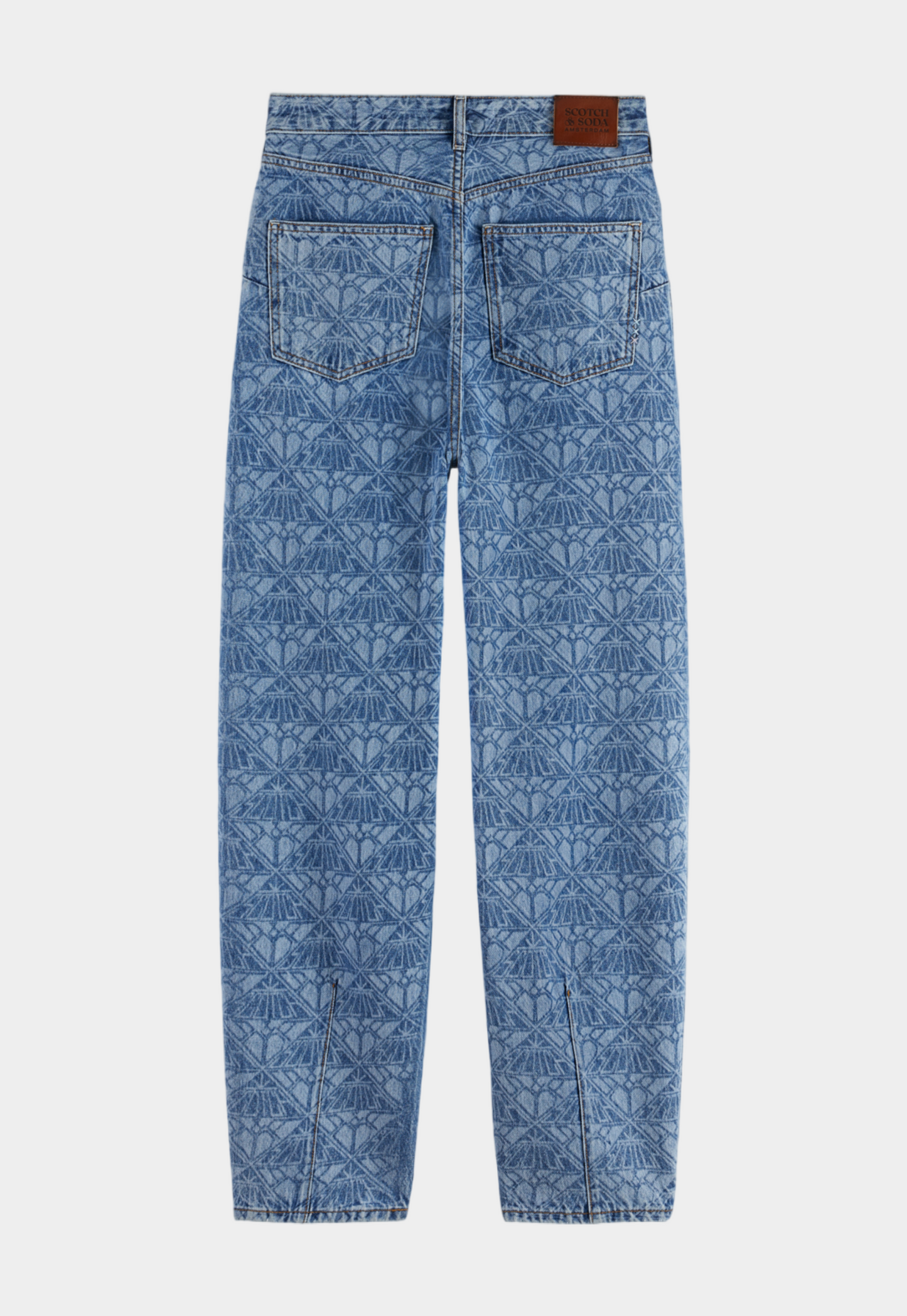 Light Gray ג'ינס ארוך לנשים Ballon SCOTCH & SODA