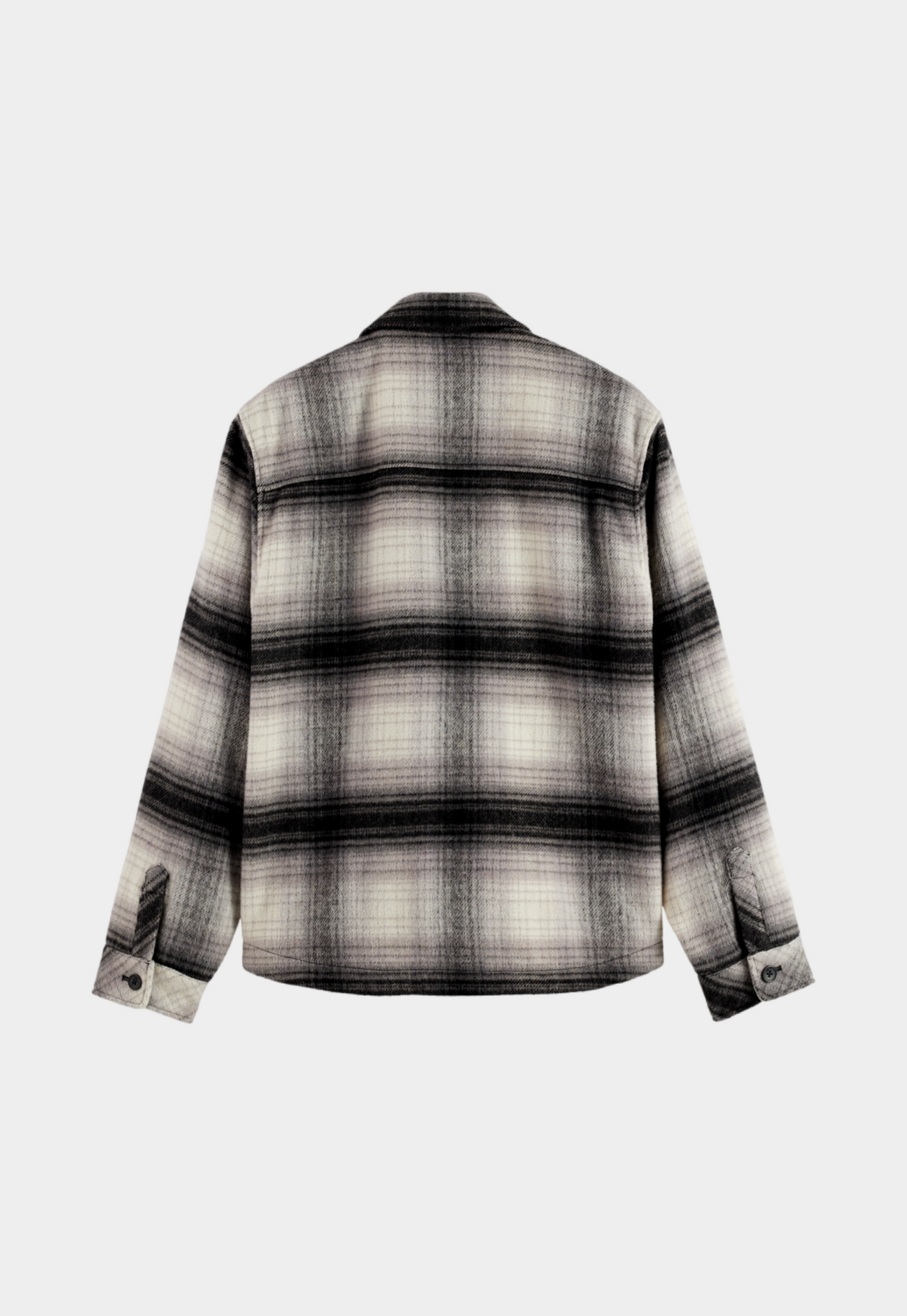 Lavender חולצה מכופתרת ארוכה לגברים Check SCOTCH & SODA