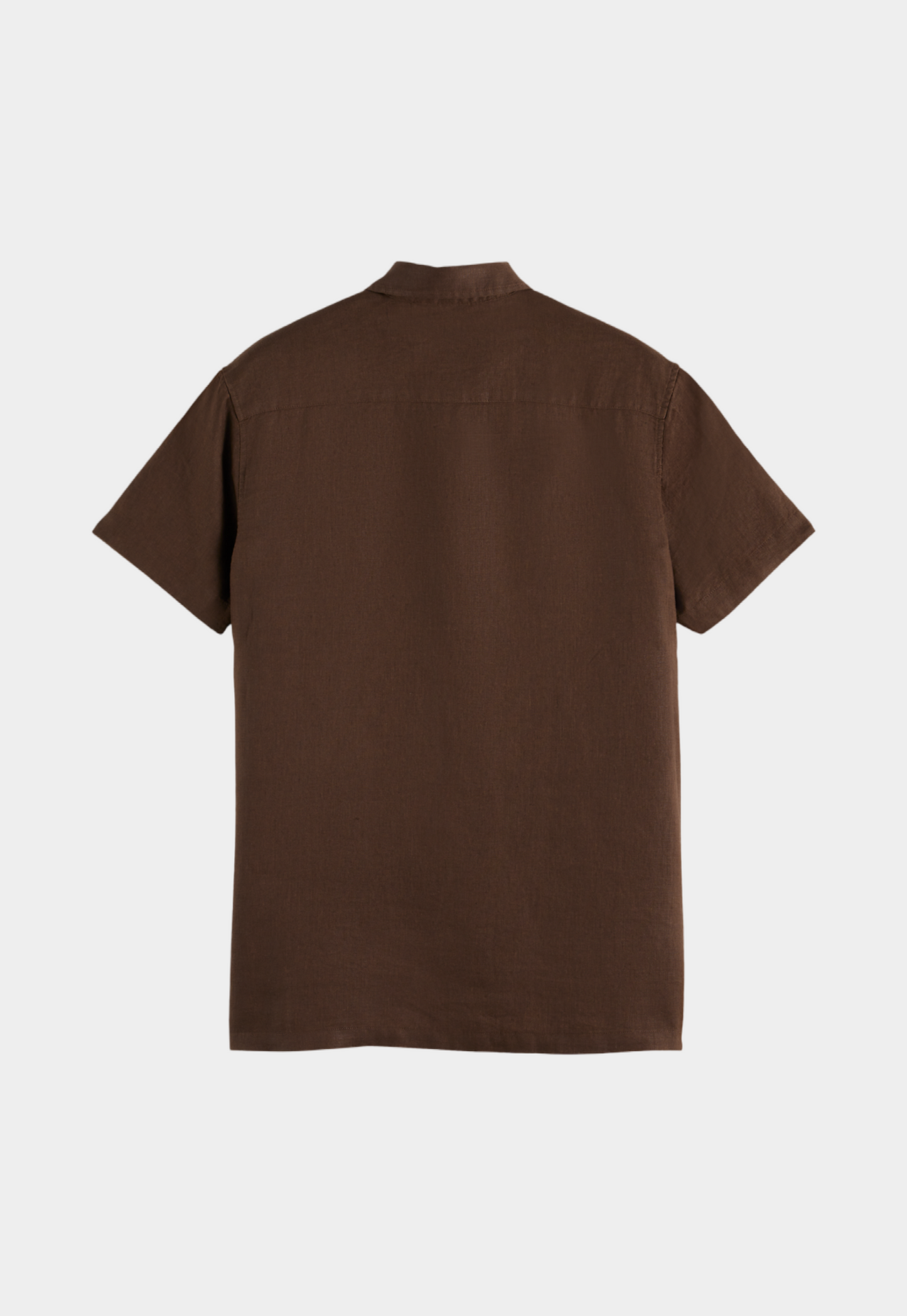 Lavender חולצה מכופתרת קצרה פשתן לגברים Linen SCOTCH & SODA