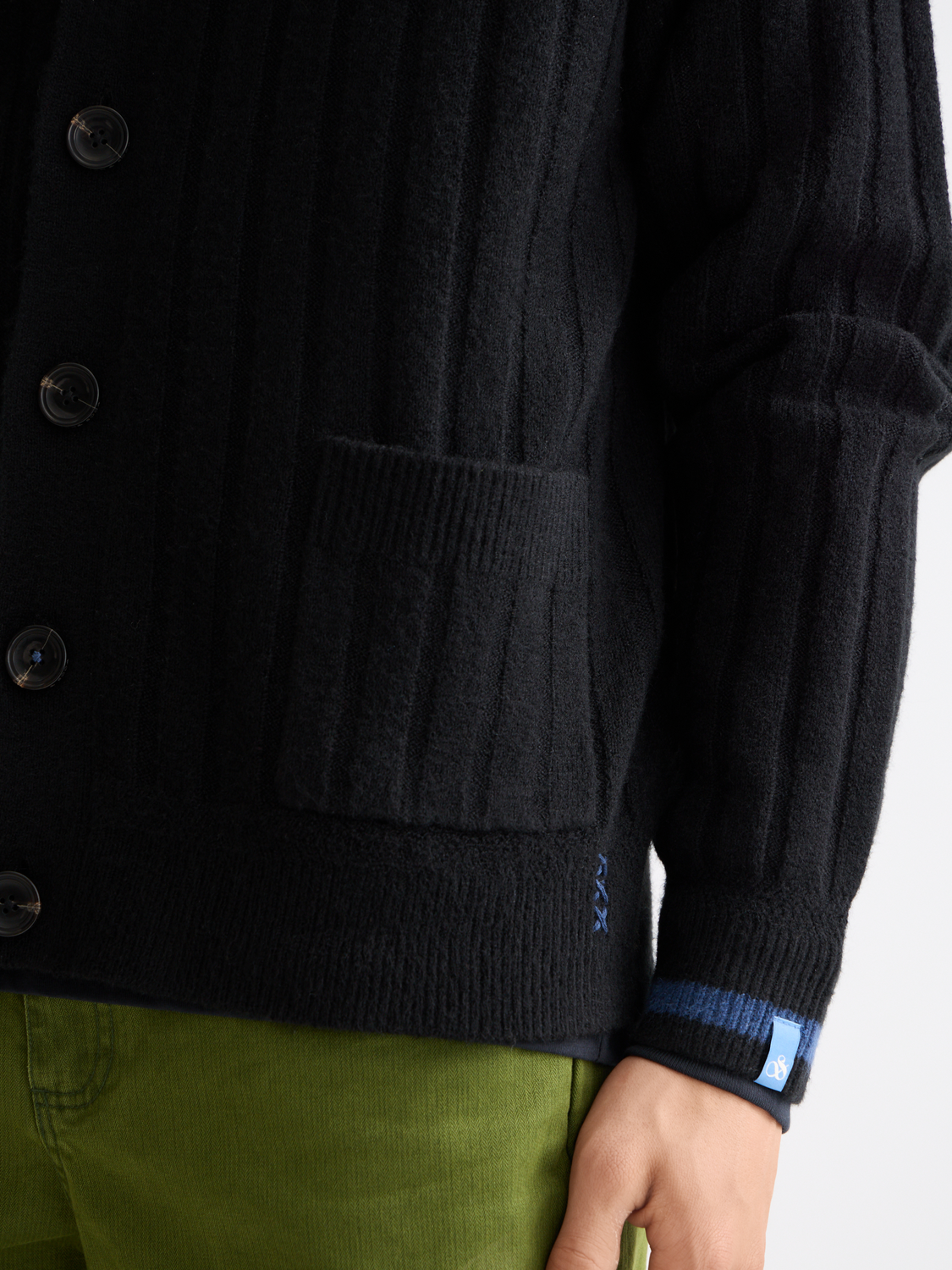 Black סוודר לגברים Dropped SCOTCH & SODA