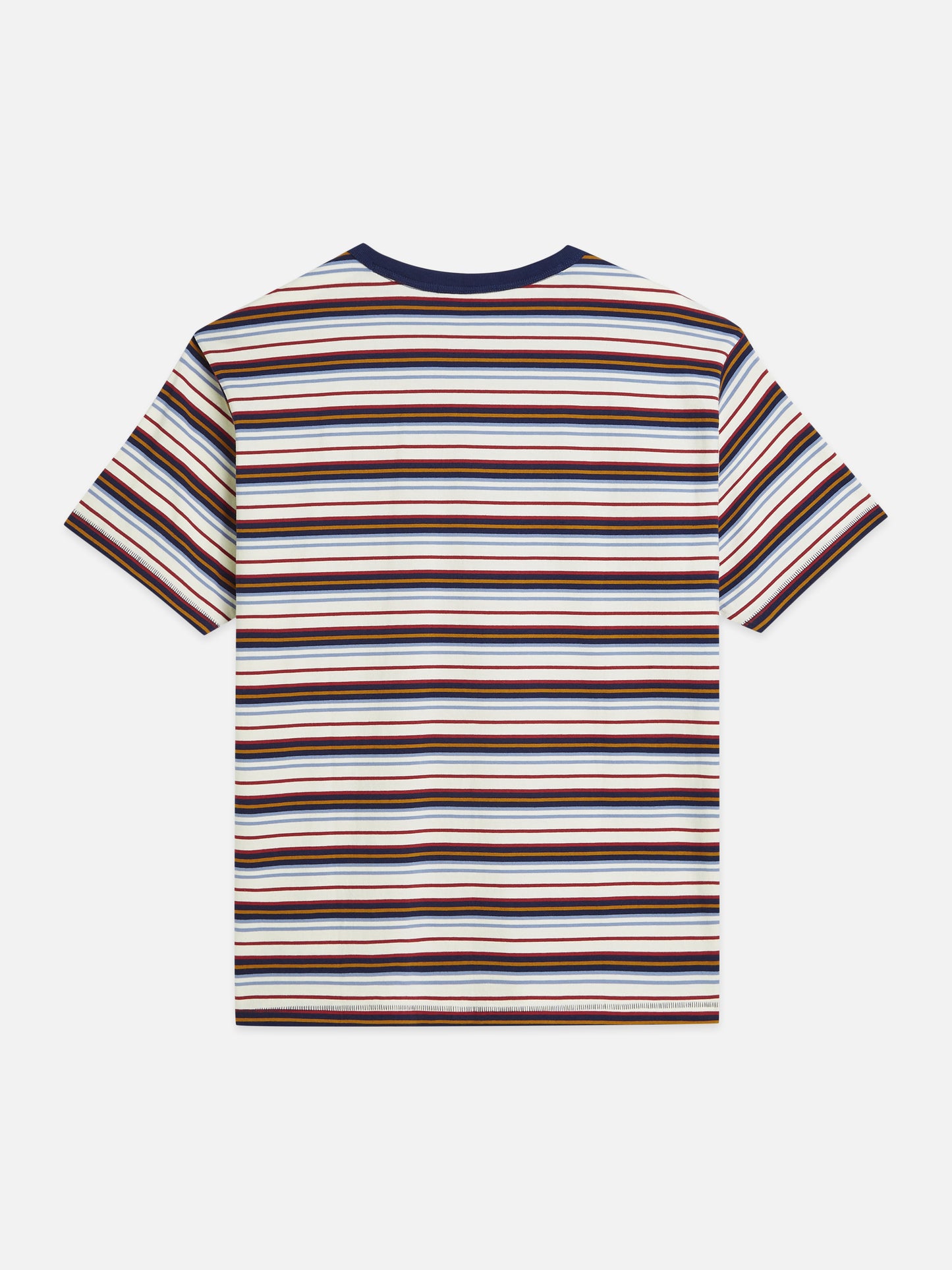 White Smoke טי שירט פסים לגברים Yarndyed SCOTCH & SODA