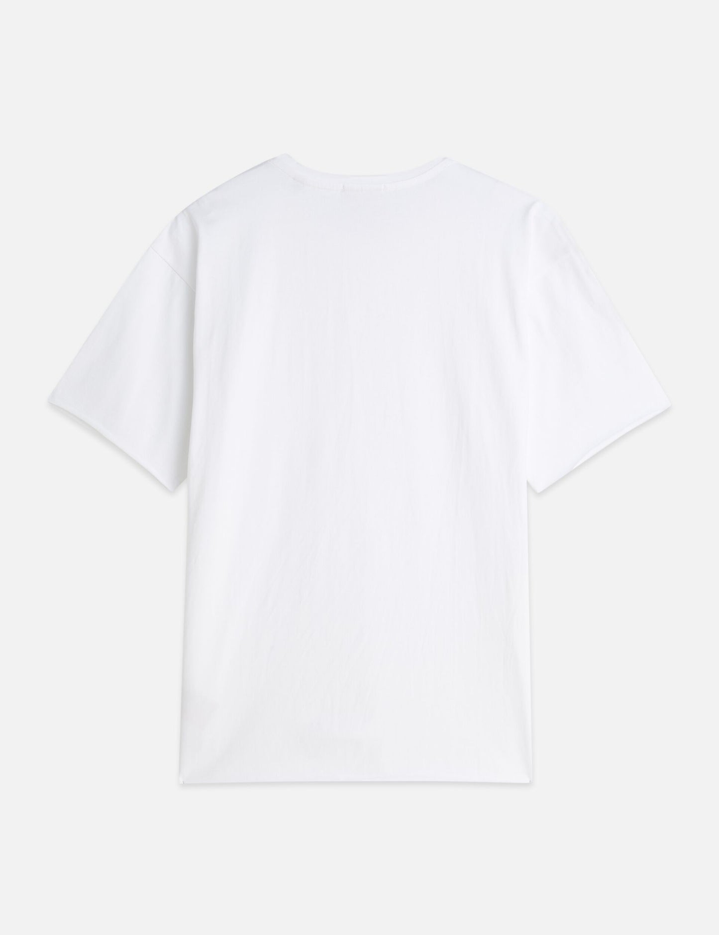 White Smoke CORE RAW-EDGED RELAXED-FIT GARMENT-DYED T-SHIRT טי שירט קצרה SCOTCH & SODA