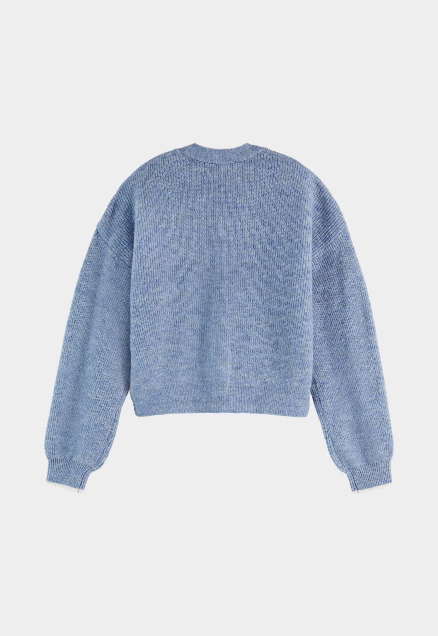 Light Slate Gray קרדיגן לנשים Fuzzy SCOTCH & SODA