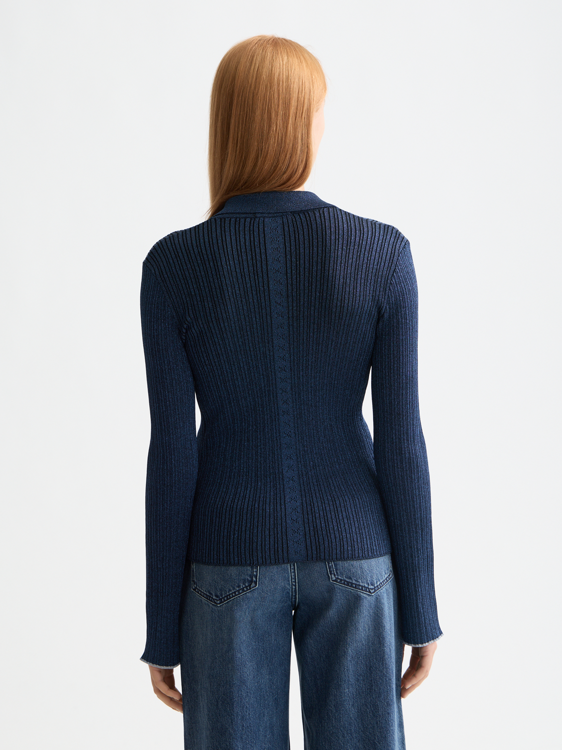 White Smoke סריג מטאלי לנשים SCOTCH & SODA