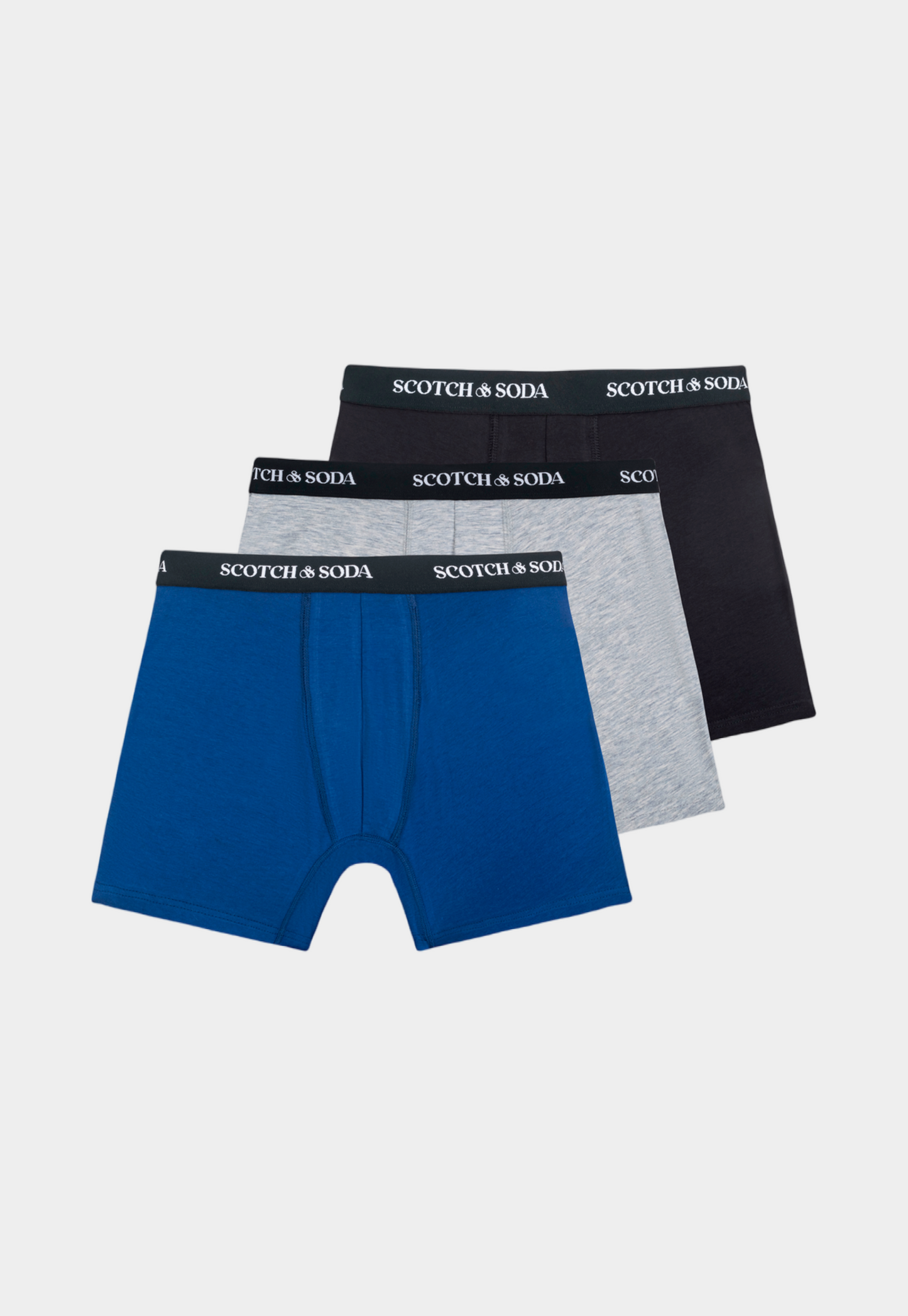 Midnight Blue מארז שלושה תחתוני בוקסר לגברים SCOTCH & SODA