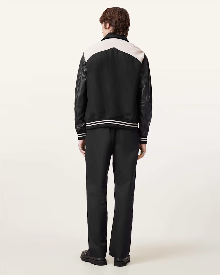 Black מכנסיים ארוכים לגברים Milo ALLSAINTS