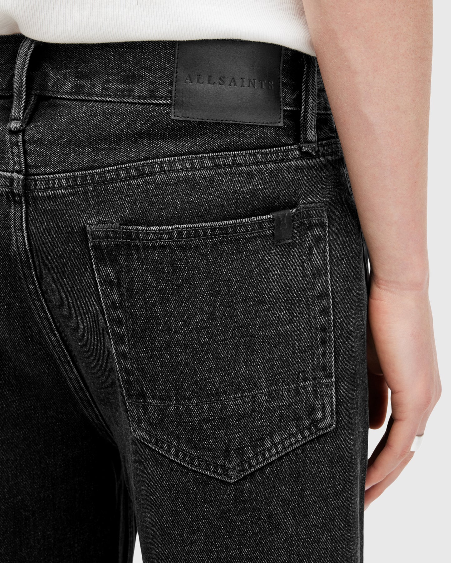 Black ג׳ינס ארוך לגברים Lenny – Loose Fit ALLSAINTS