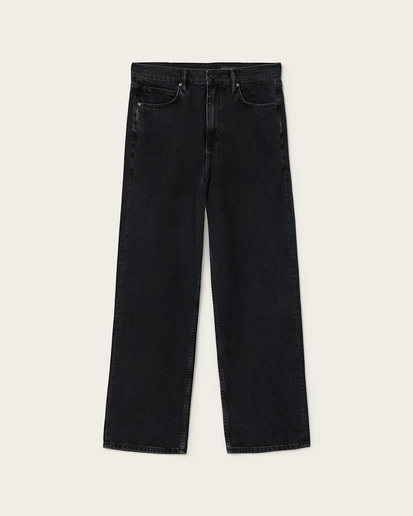 Black ג'ינס ארוך לגברים Lenny - Loose Fit ALLSAINTS