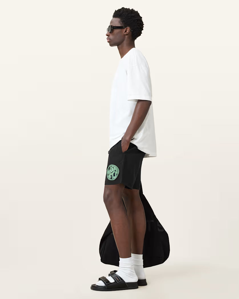 Beige בגד ים לגברים Distortion ALLSAINTS