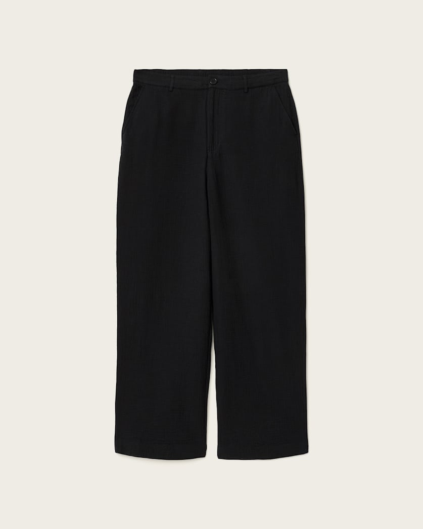 Black מכנסיים ארוכים לגברים Taiko ALLSAINTS