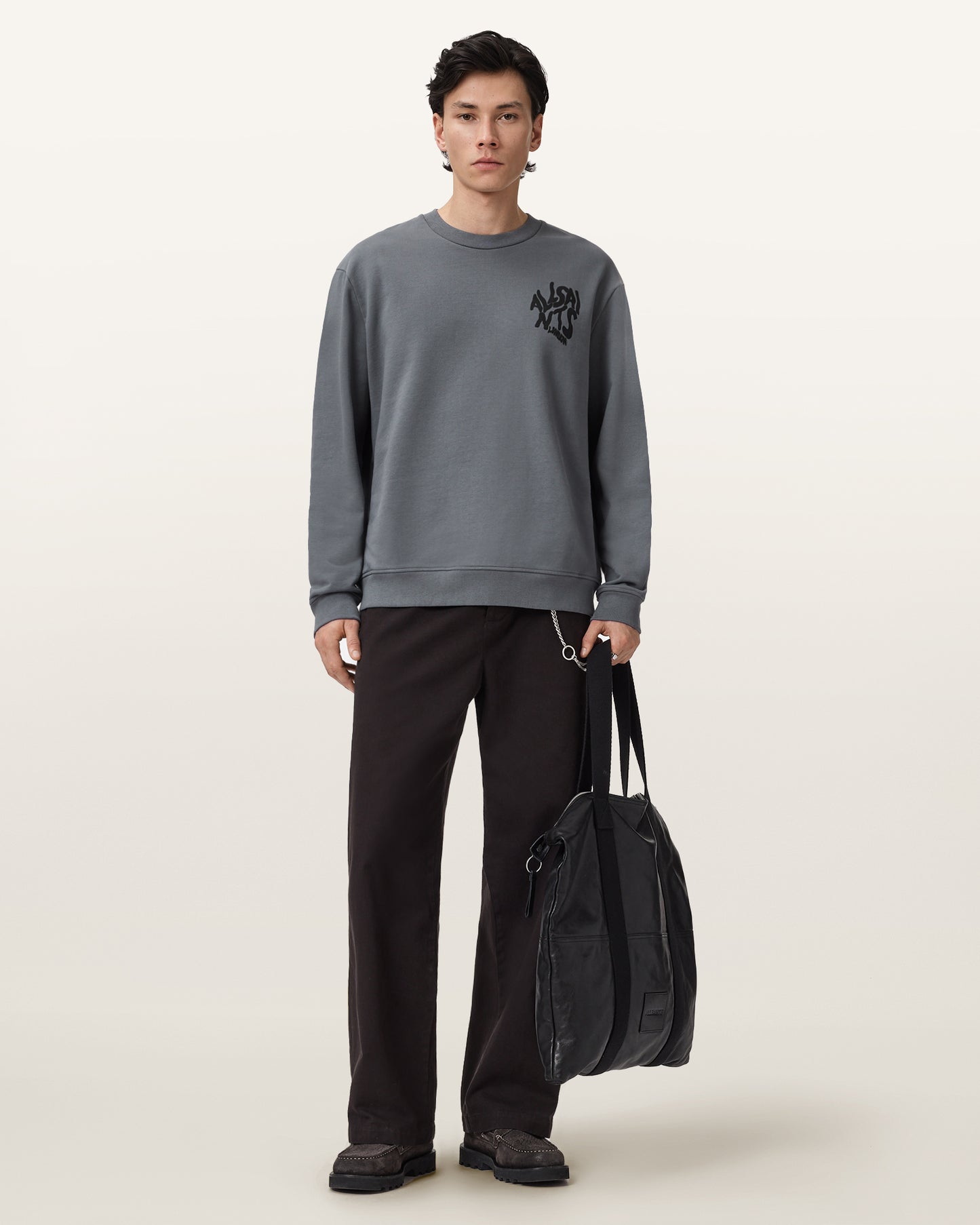 Dark Slate Gray סווטשירט לגברים Orlando ALLSAINTS