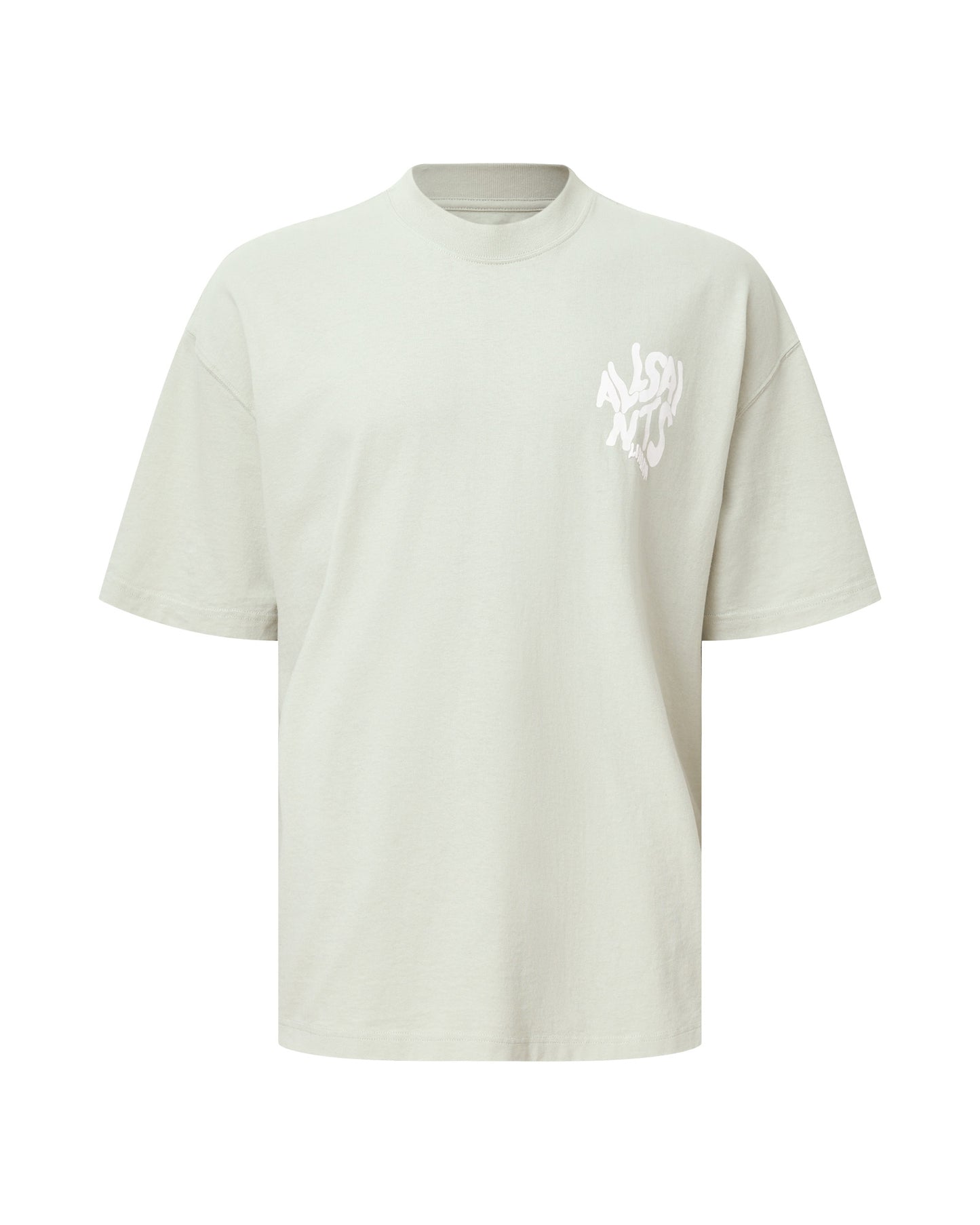 Light Gray טי שירט קצרה לגברים Orlando ALLSAINTS