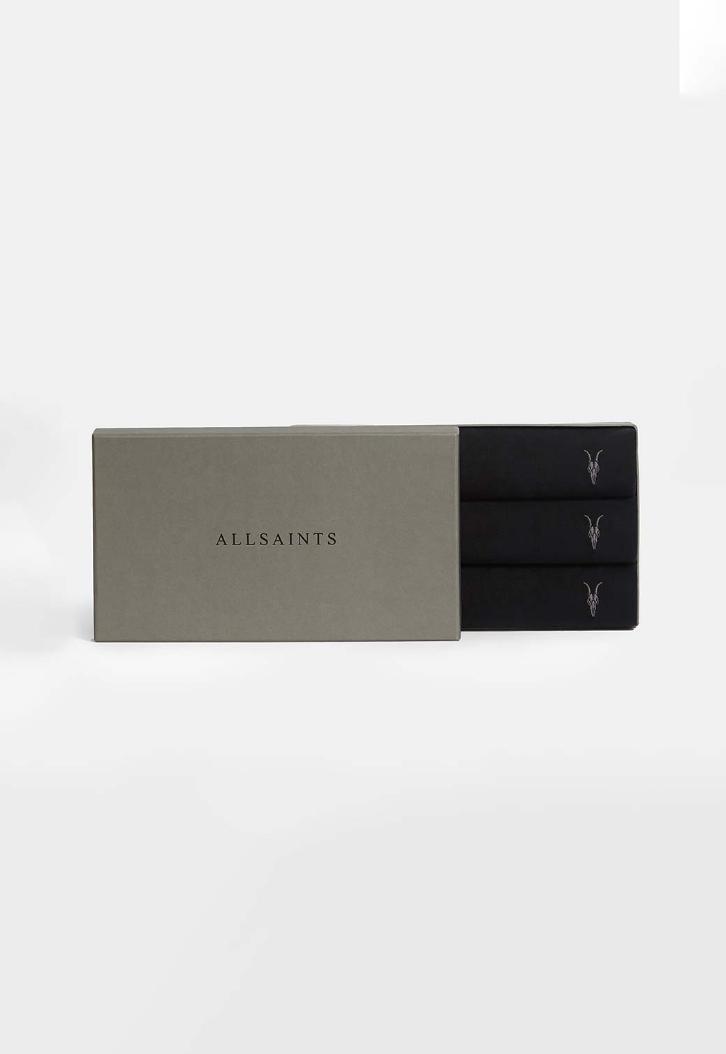 White Smoke מארז שלשיית טי שירט קצרה Brace ALLSAINTS