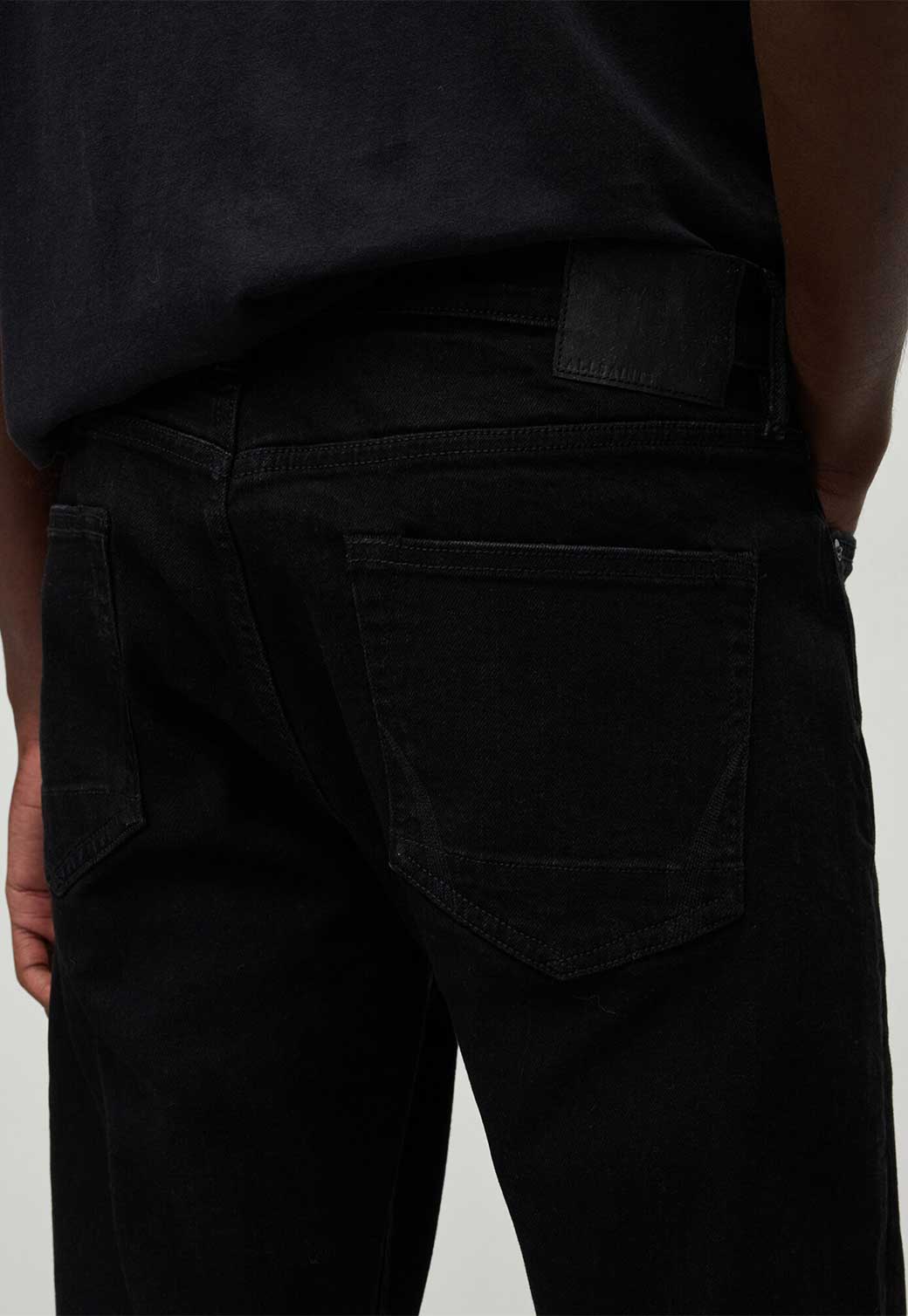 Black ג'ינס ארוך לגברים Rex ALLSAINTS