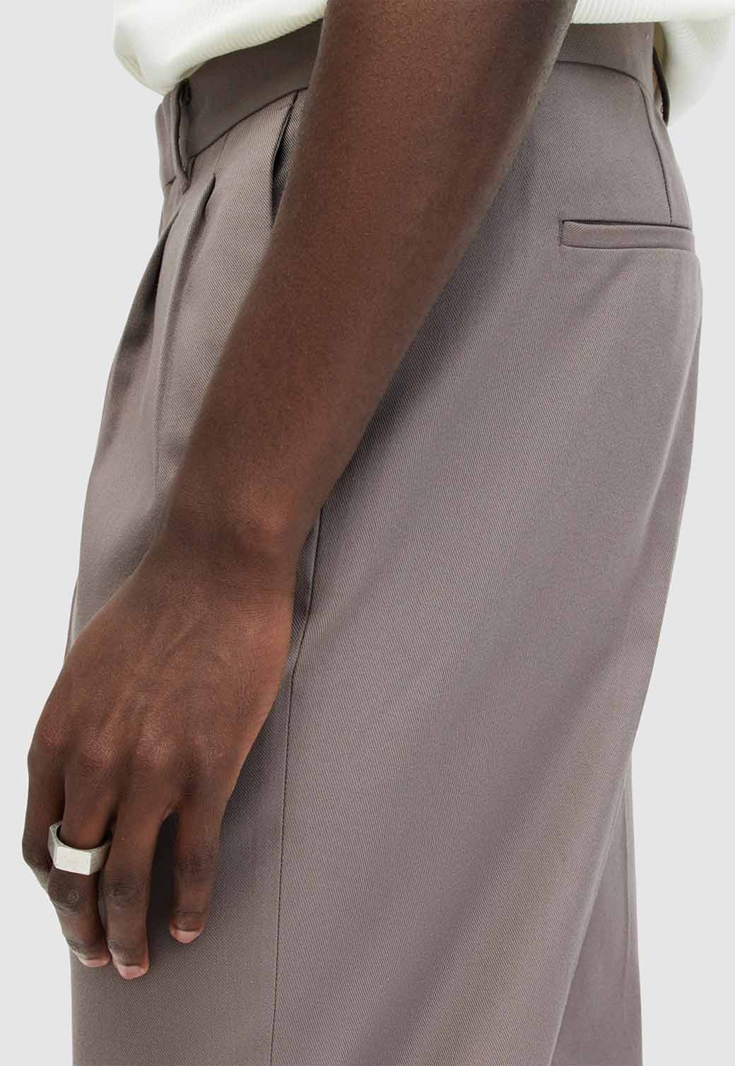 Dim Gray מכנסיים ארוכים לגברים Tallis ALLSAINTS