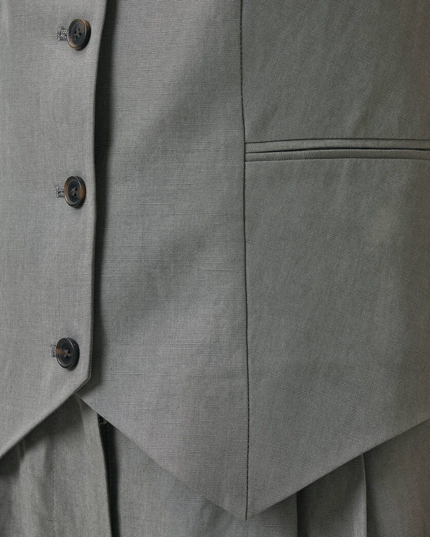 Dim Gray ווסט לנשים Averie ALLSAINTS