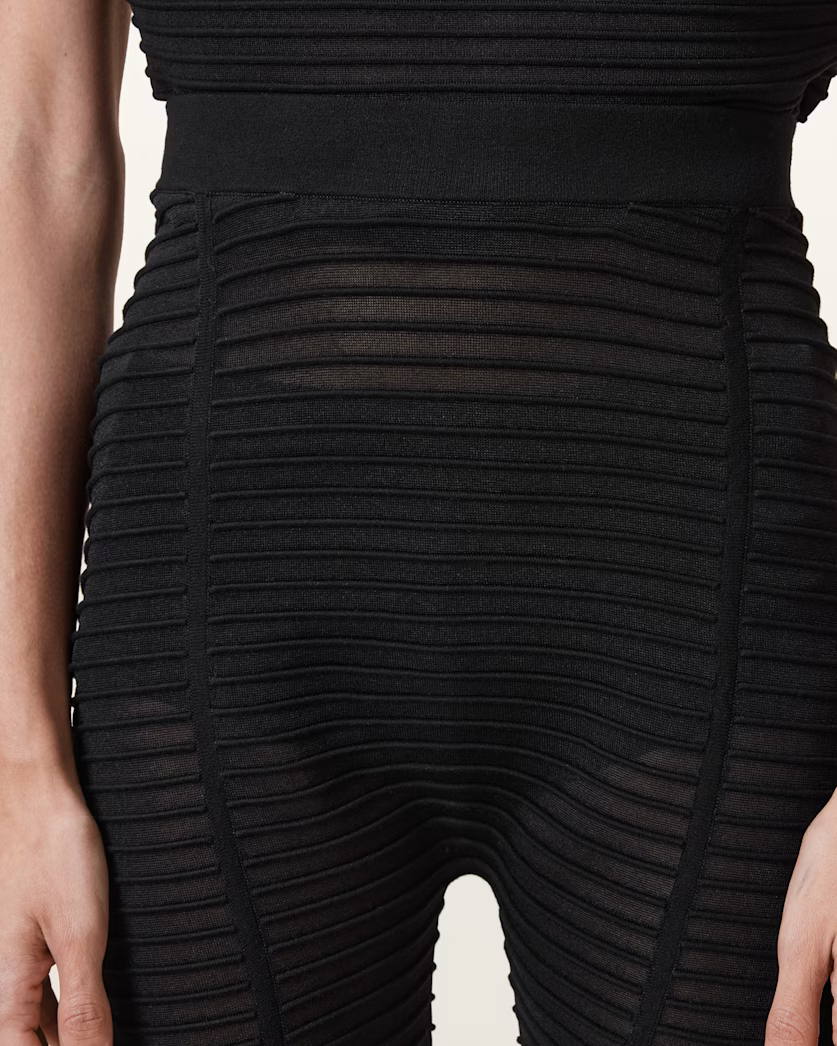 Black מכנסיים ארוכים לנשים Alice ALLSAINTS