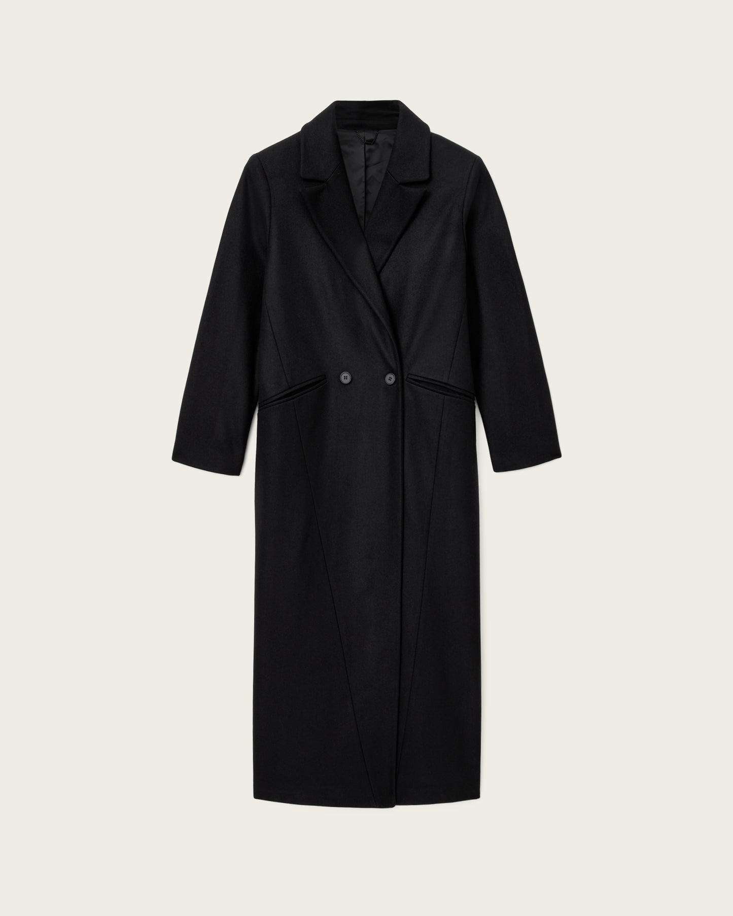 Black מעיל אופנה לנשים Nellie ALLSAINTS