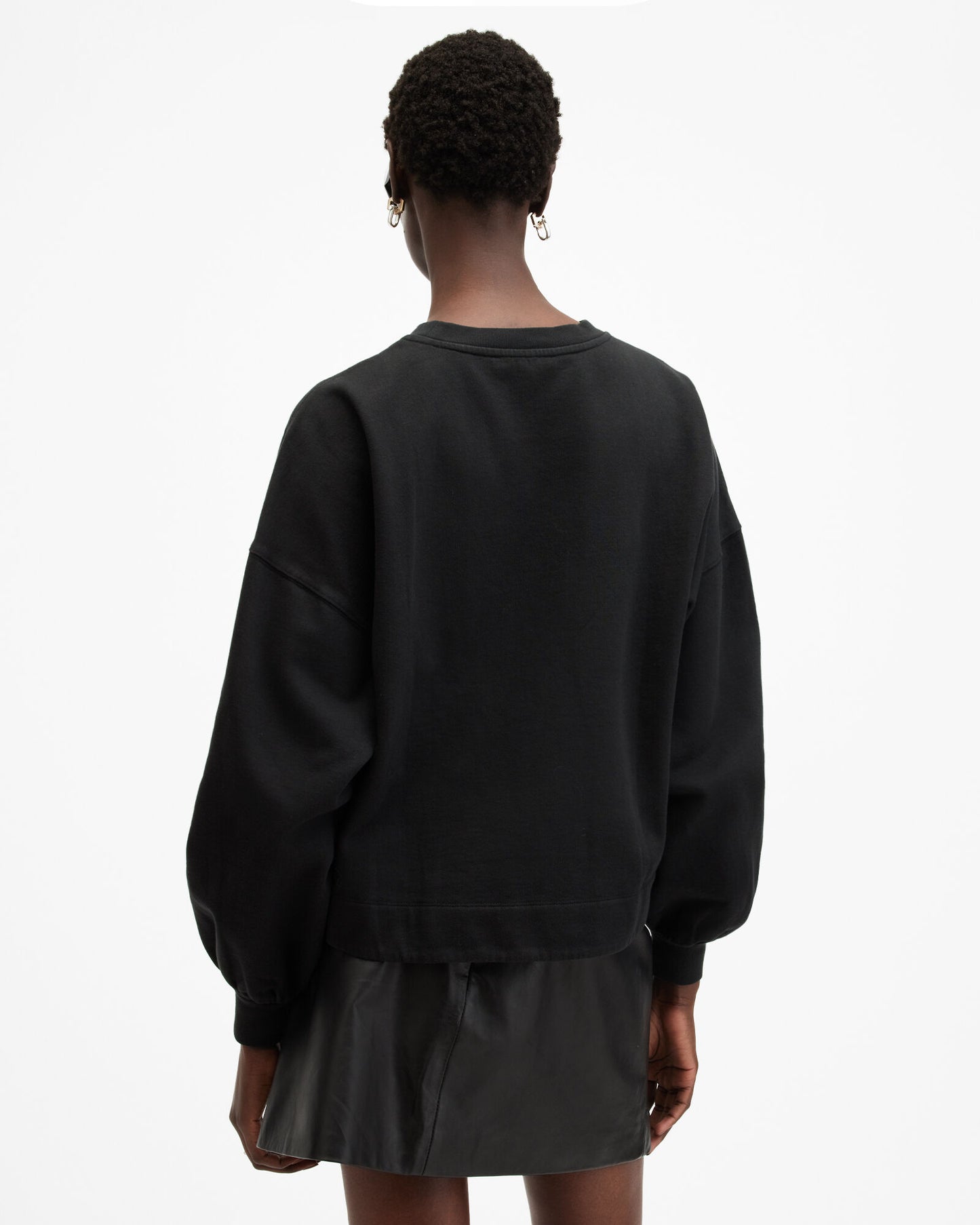 White Smoke סווטשירט לנשים Fleurir Lila ALLSAINTS