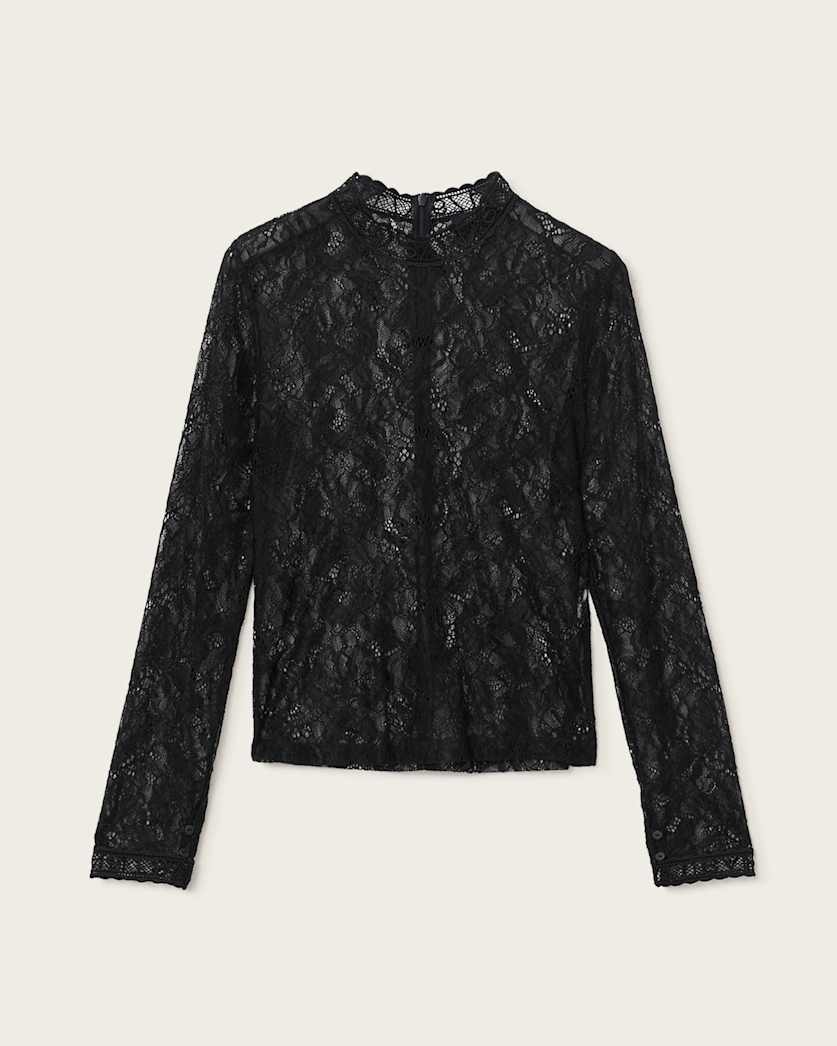 Beige חולצה ארוכה לנשים Aria ALLSAINTS